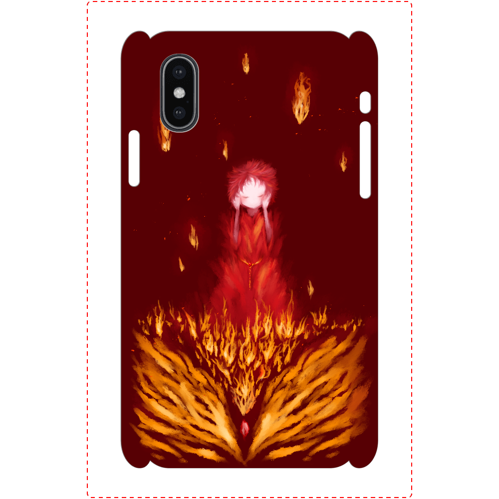Iphoneケース スマホケース ファンタジー かわいい エクスペリア Iphonexs X Xperia Iphone5 6 6s 7 8 ケース イラスト Arrows Aquos タイトル Scarlet Flame 作 水無月りい おしゃれでかわいい Iphoneケース スマホケース Tシャツ かっこいいイラストの