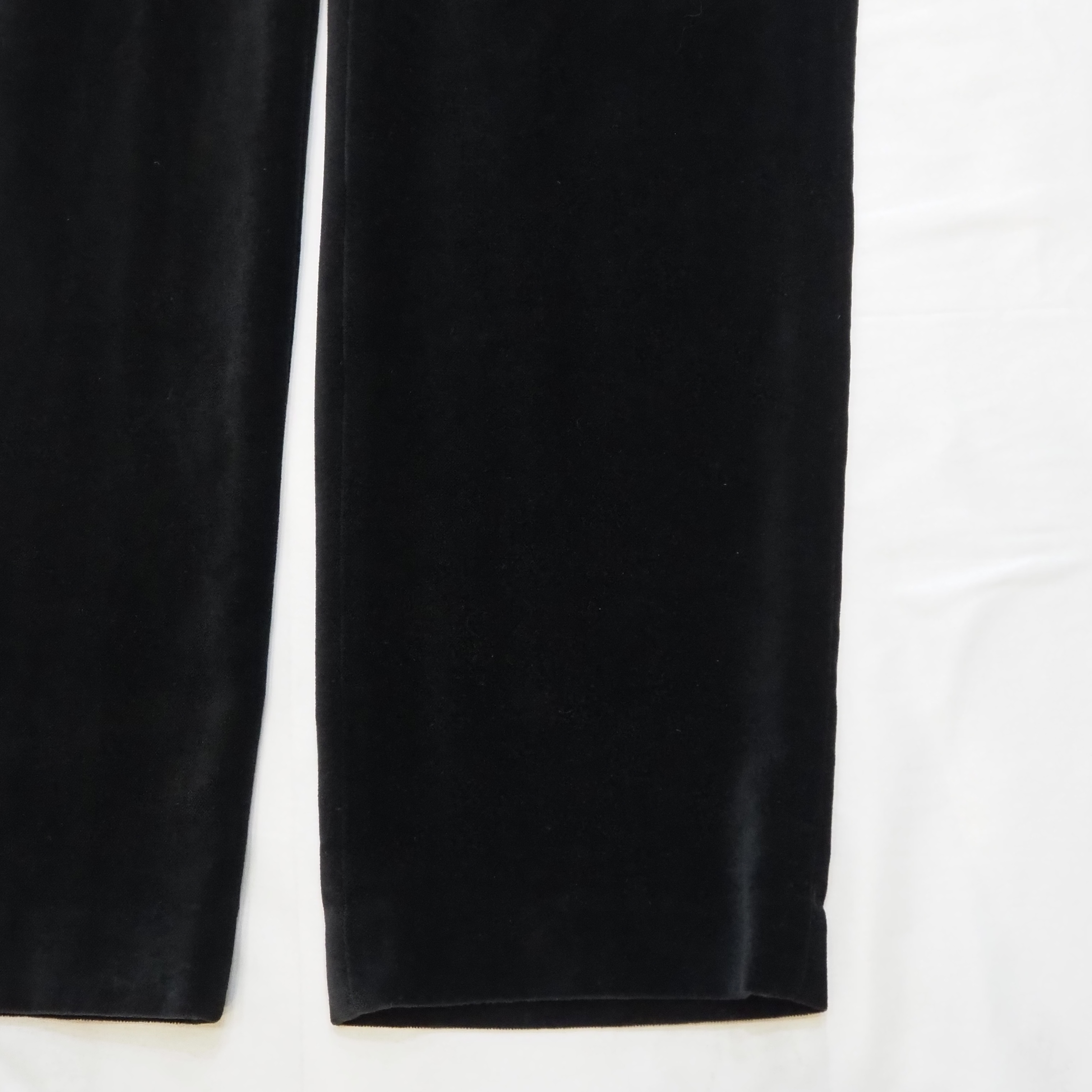 90’s Ralph Lauren ベロアパンツ ブラック 34×32 の画像 7