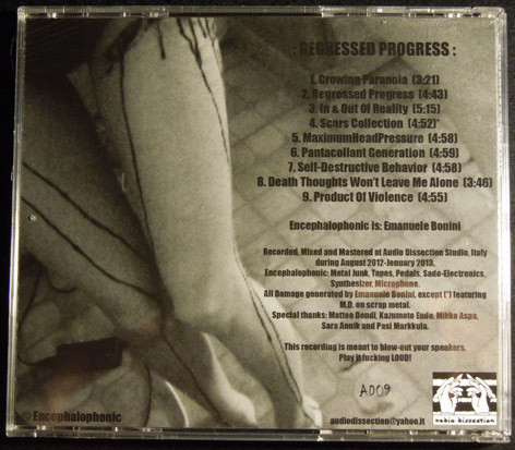 Encephalophonic - Regressed Progress CD - 画像2