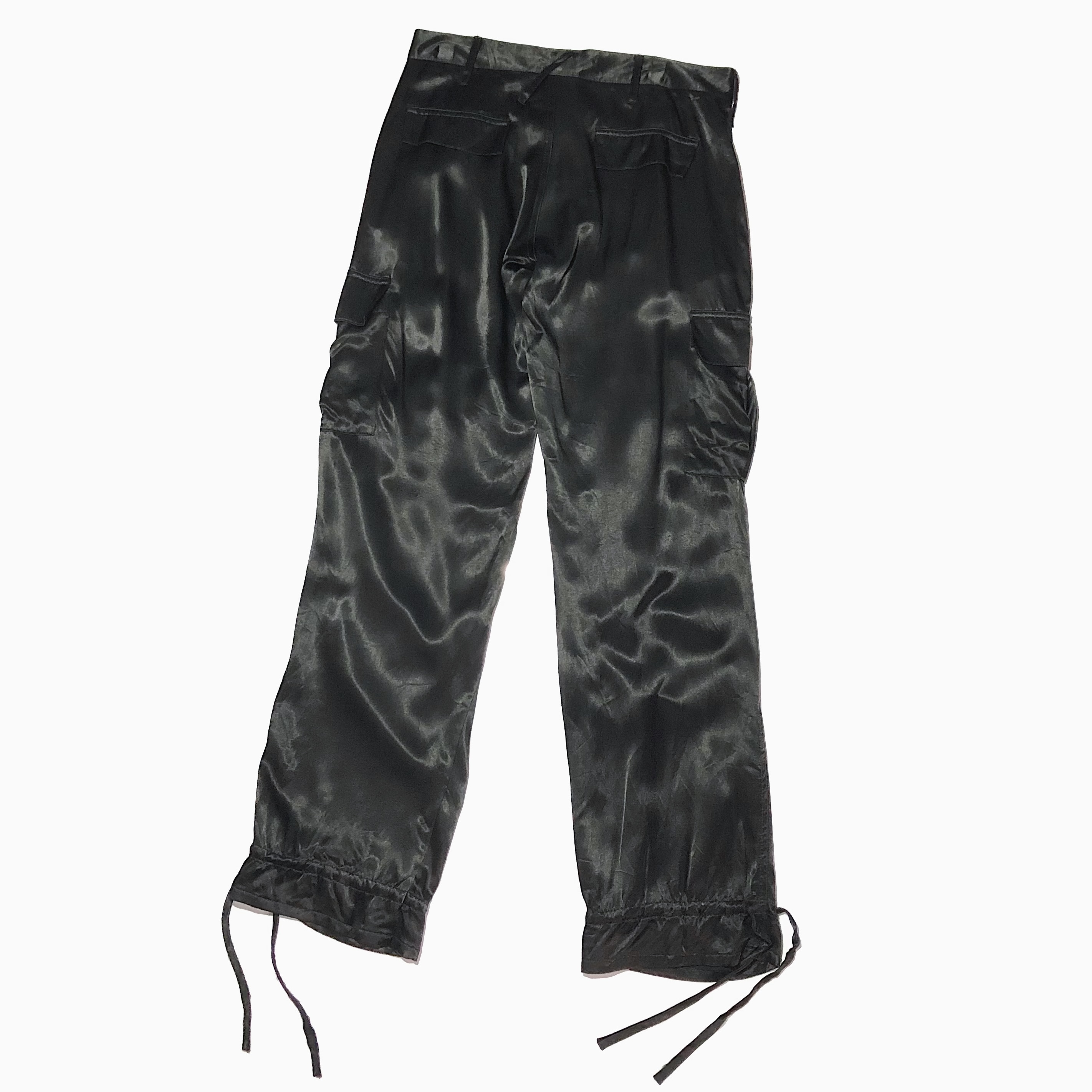Vintage 80〜90's【Rubber Ducky】Satin Cargo Pants の画像 2