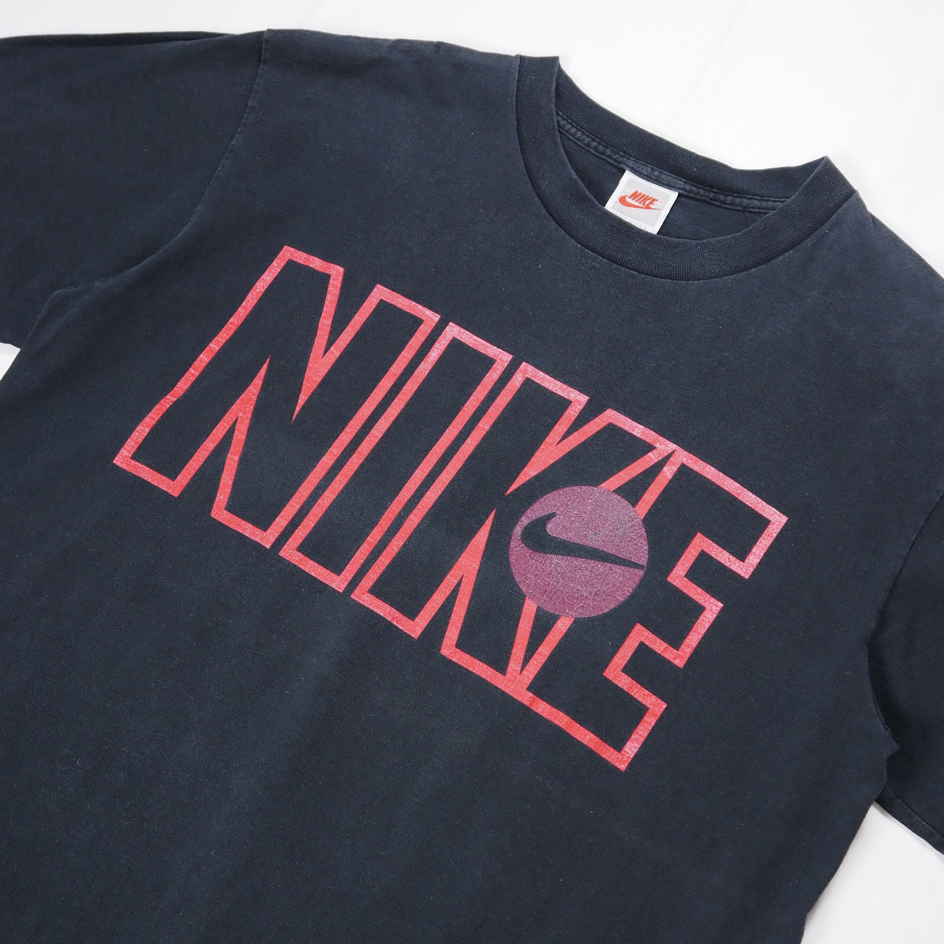 90’s NIKE Tシャツ Lサイズ ブラック 銀タグ の画像 2