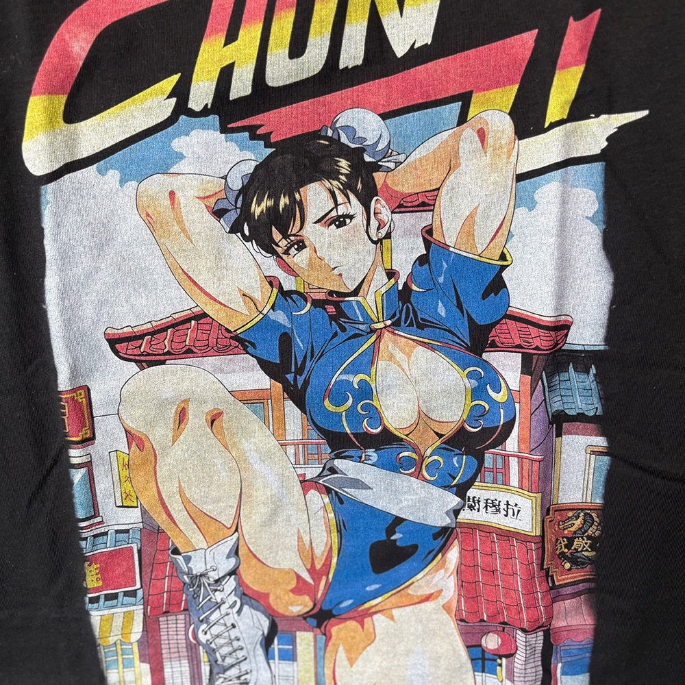 【新品】【希少】春麗 　Tシャツ CAPCOM CUP 12 CAPCOM Street Fighter 春麗【古着/Tシャツ/格闘ゲーム/希少品/Bootleg
