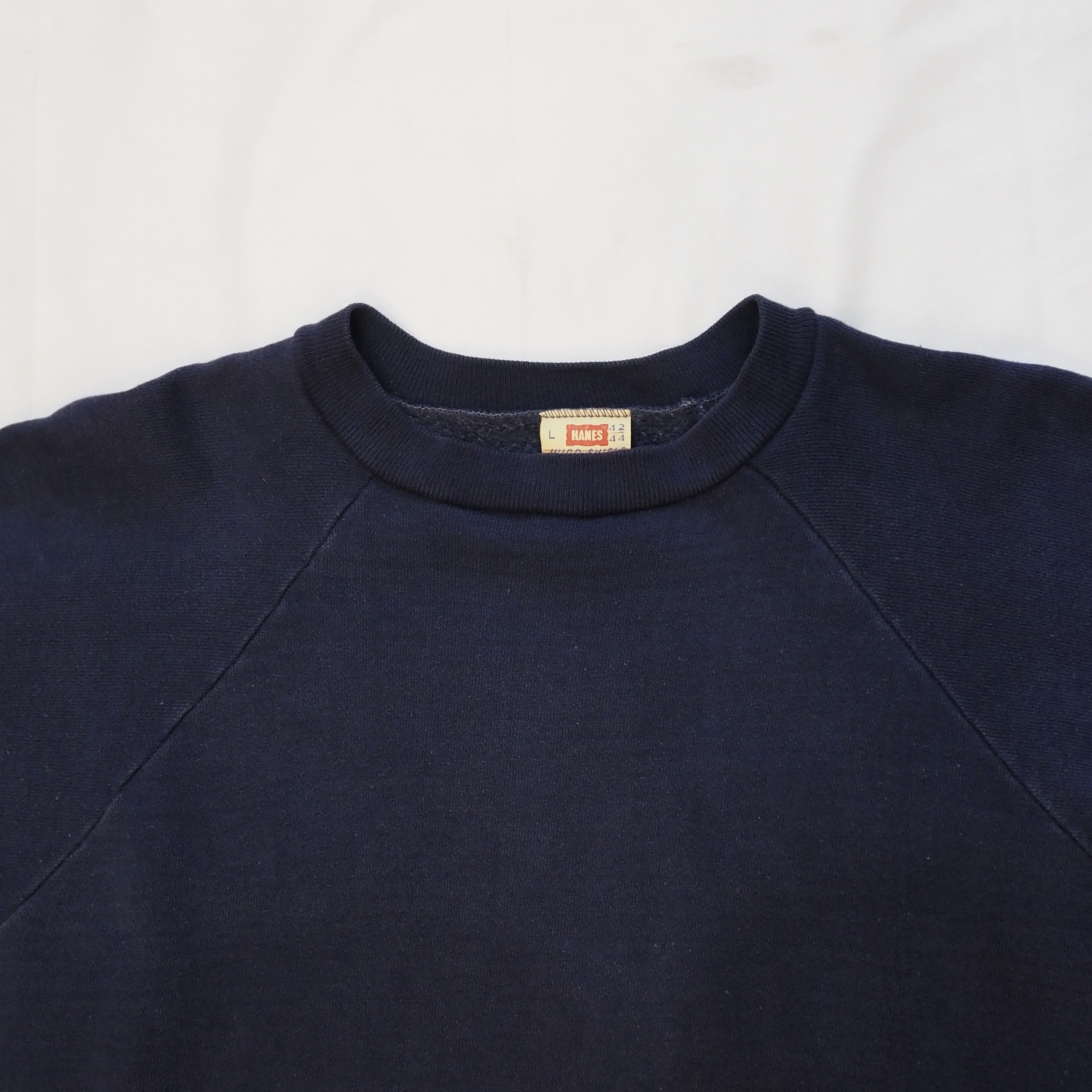 60’s Hanes ヴィンテージスウェット ネイビー の画像 6