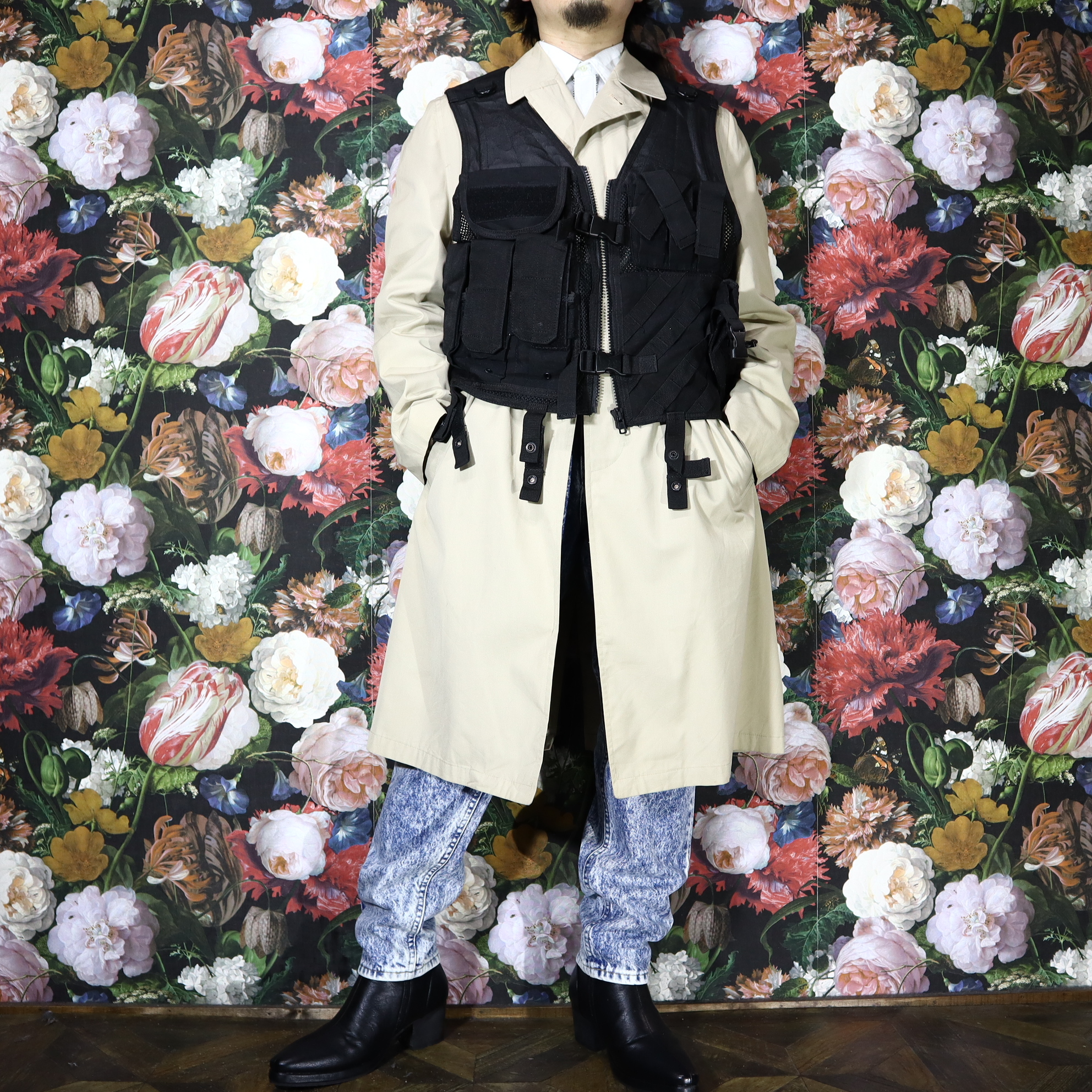 ゲームフローティングベスト メッシュ 古着屋 Kafuca