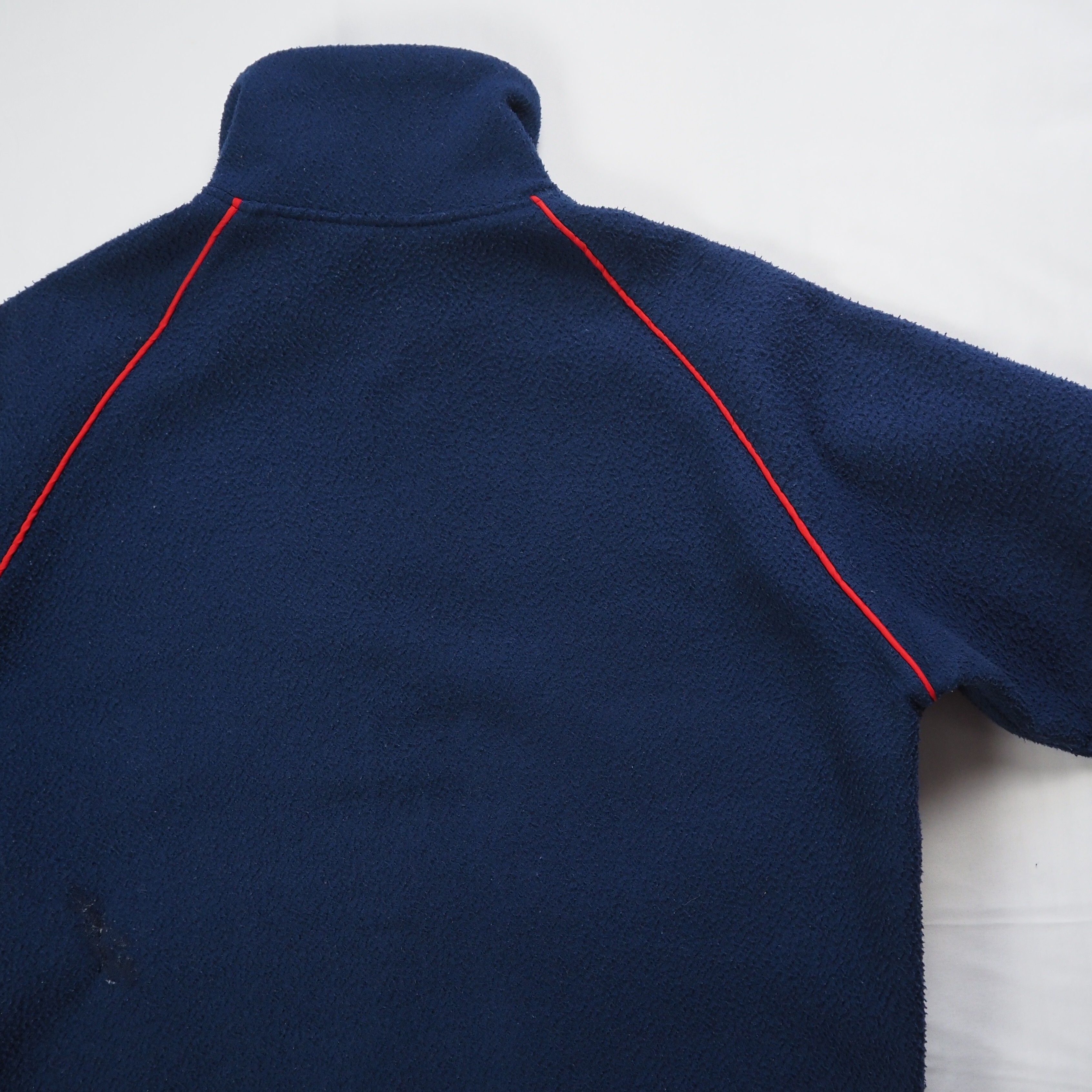 【9/23 20:00入荷】80's Patagonia フリースプルオーバージャケット ネイビー の画像 15