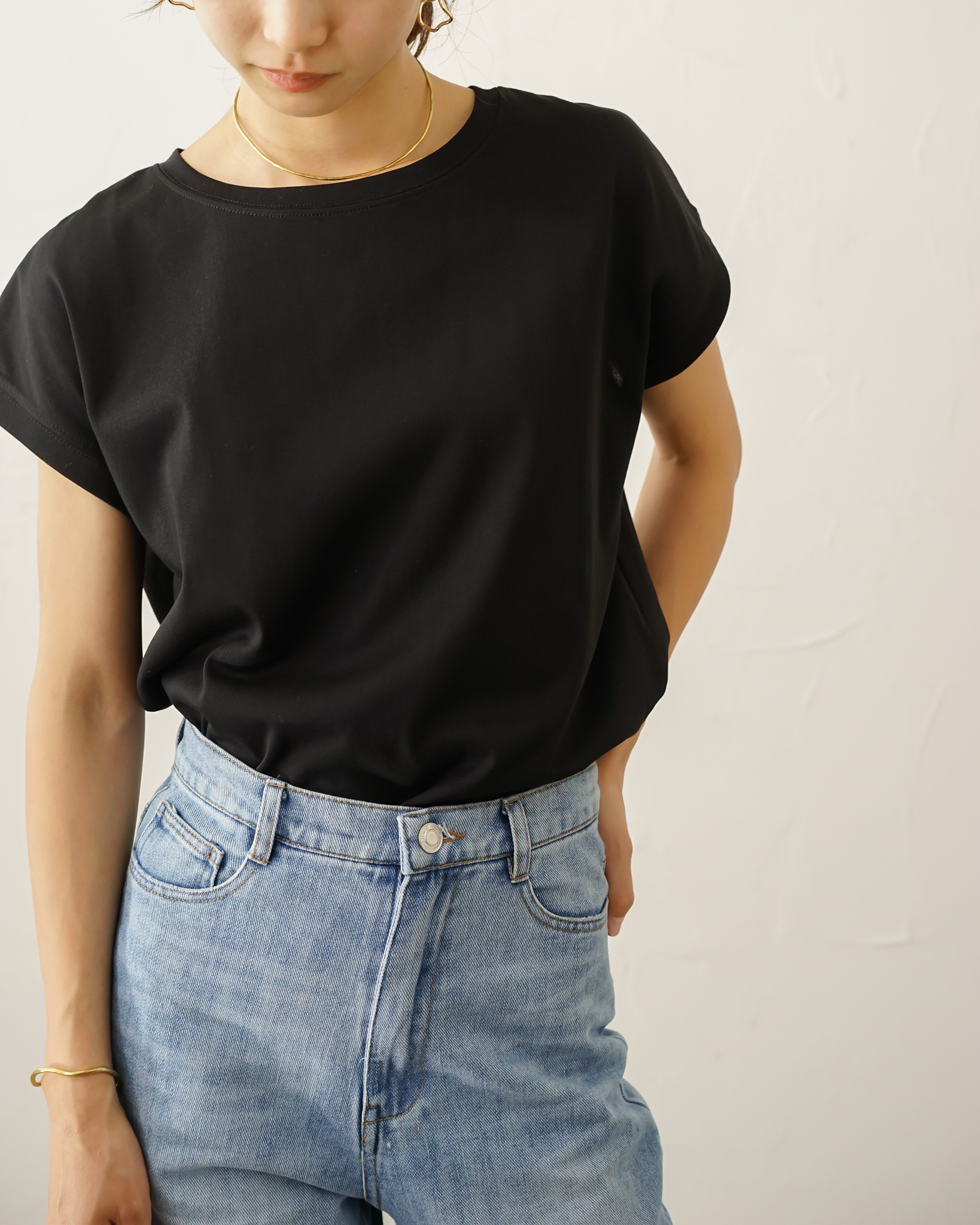 フレンチスリーブtシャツ Black Planet3rd フレンチスリーブtシャツ Black Planet3rd