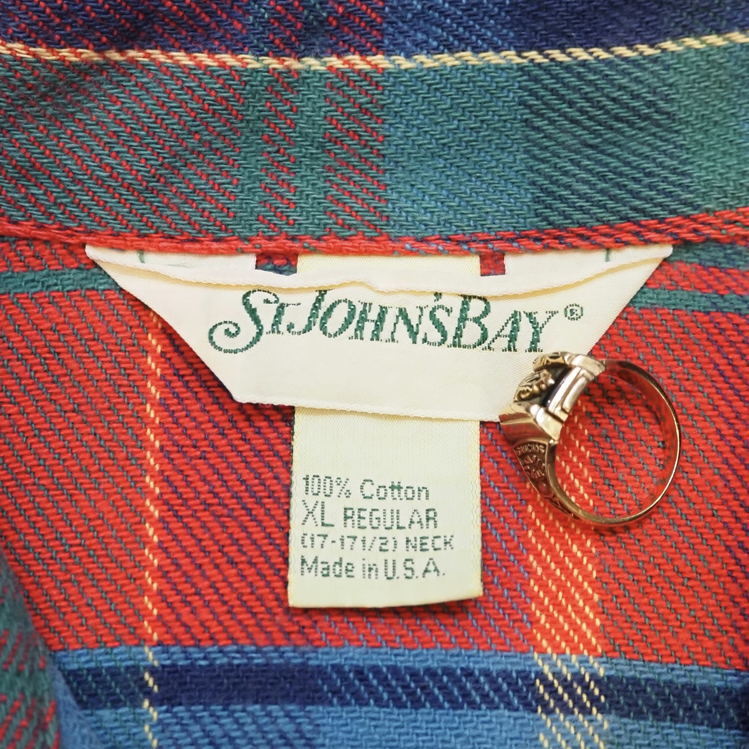 90’s St. John’s Bay ヘヴィネル カラフル！ の画像 8