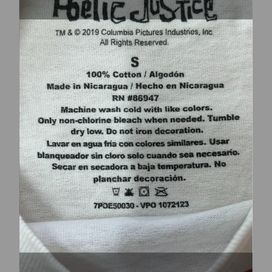 POETIC JUSTICE 2PAC ポエティックジャスティス 2パック ムービーロングTシャツ ロンT ラップT メンズS 古着 映画 ヒップホップ アーティスト バンドTシャツ バンT 白色【ロングTシャツ】/ホワイト の画像 3