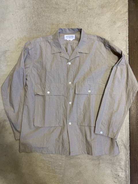 Very Goods | ENDS and MEANS / Corfu Shirts L/S / Light Gray | thehunt