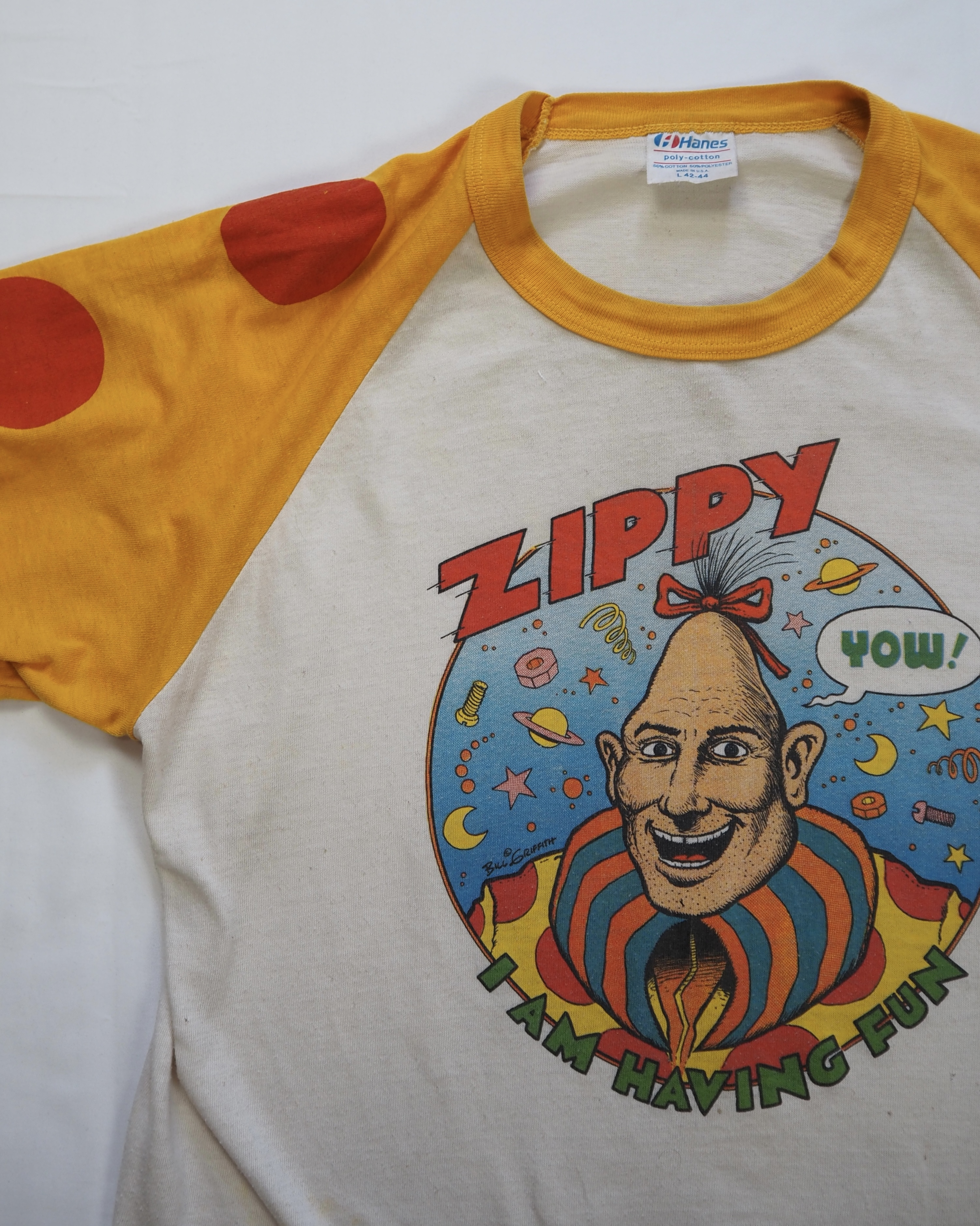 【5/6(水) 20:00入荷】80’s Zippy ラグランTシャツ の画像 4