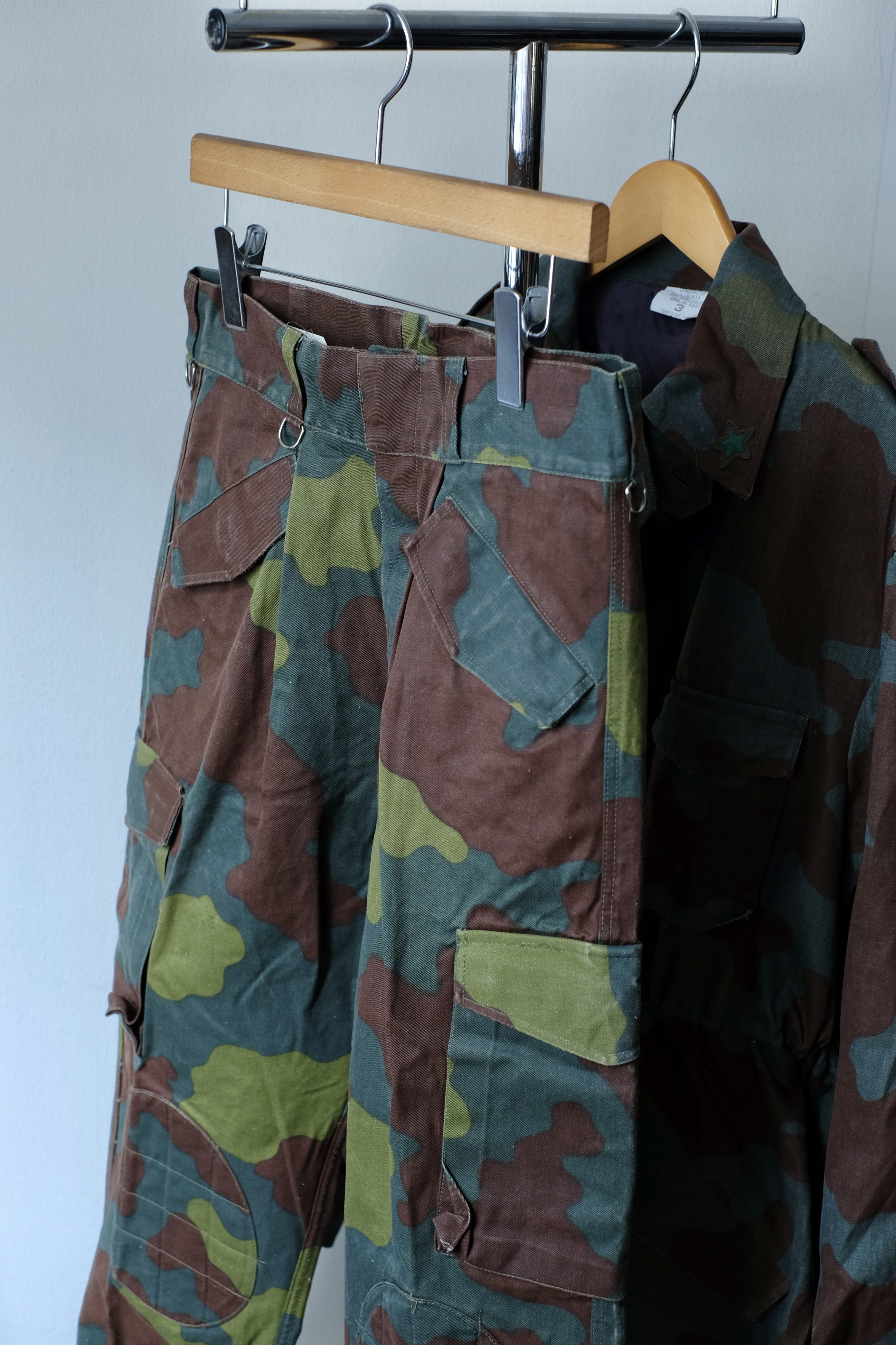 Italian military san marco camo cargo pants