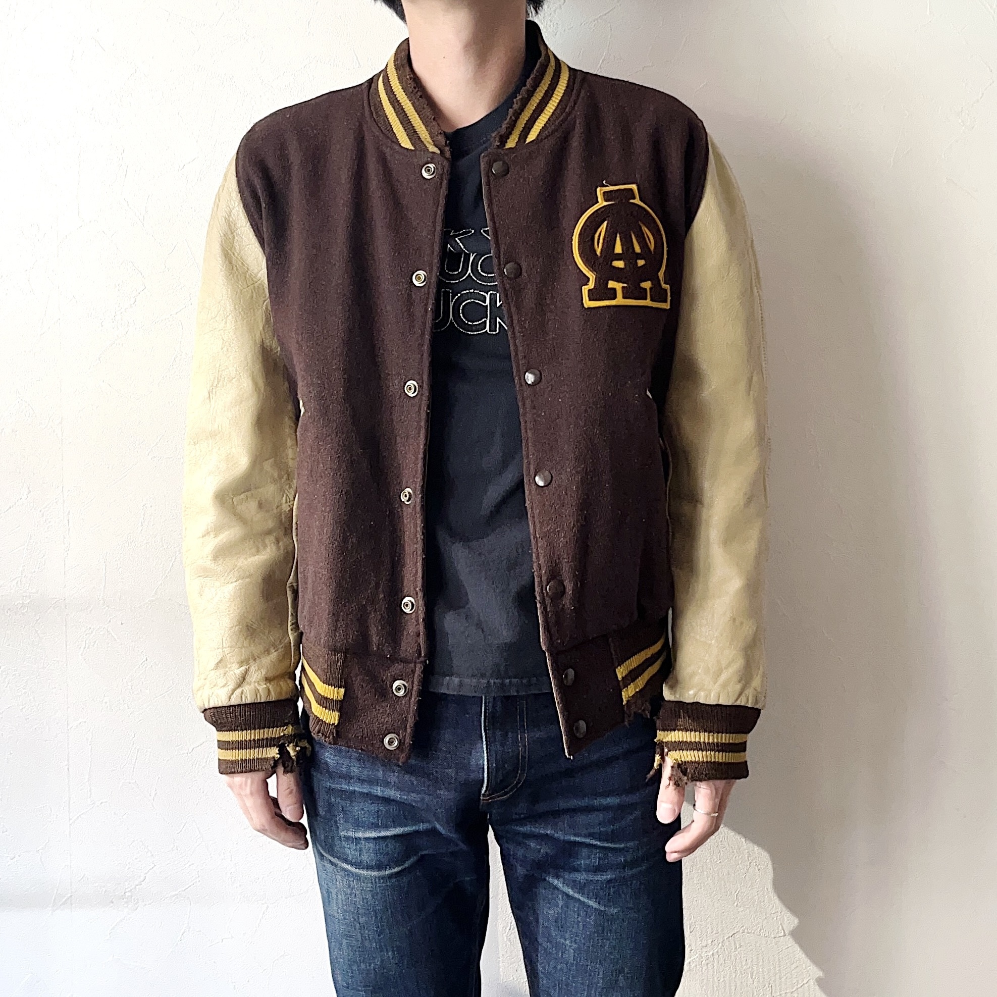 Vintage 60’s【Varsi-Jac】Grunge Reversible Stadium Jacket の画像 6