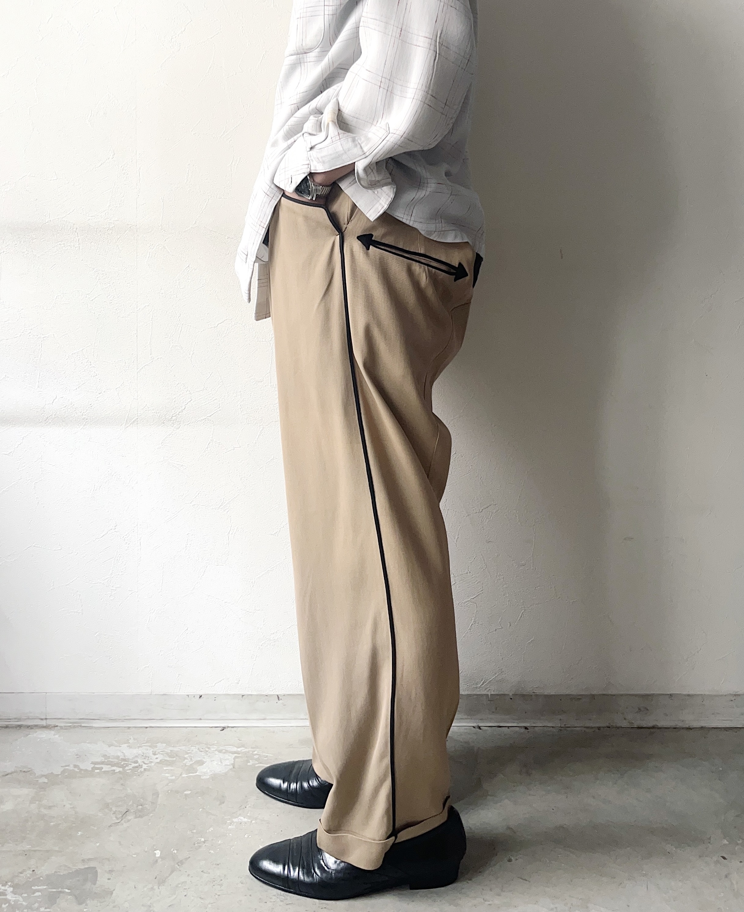 Vintage 50～60's Rayon Gabardine Pants の画像 5