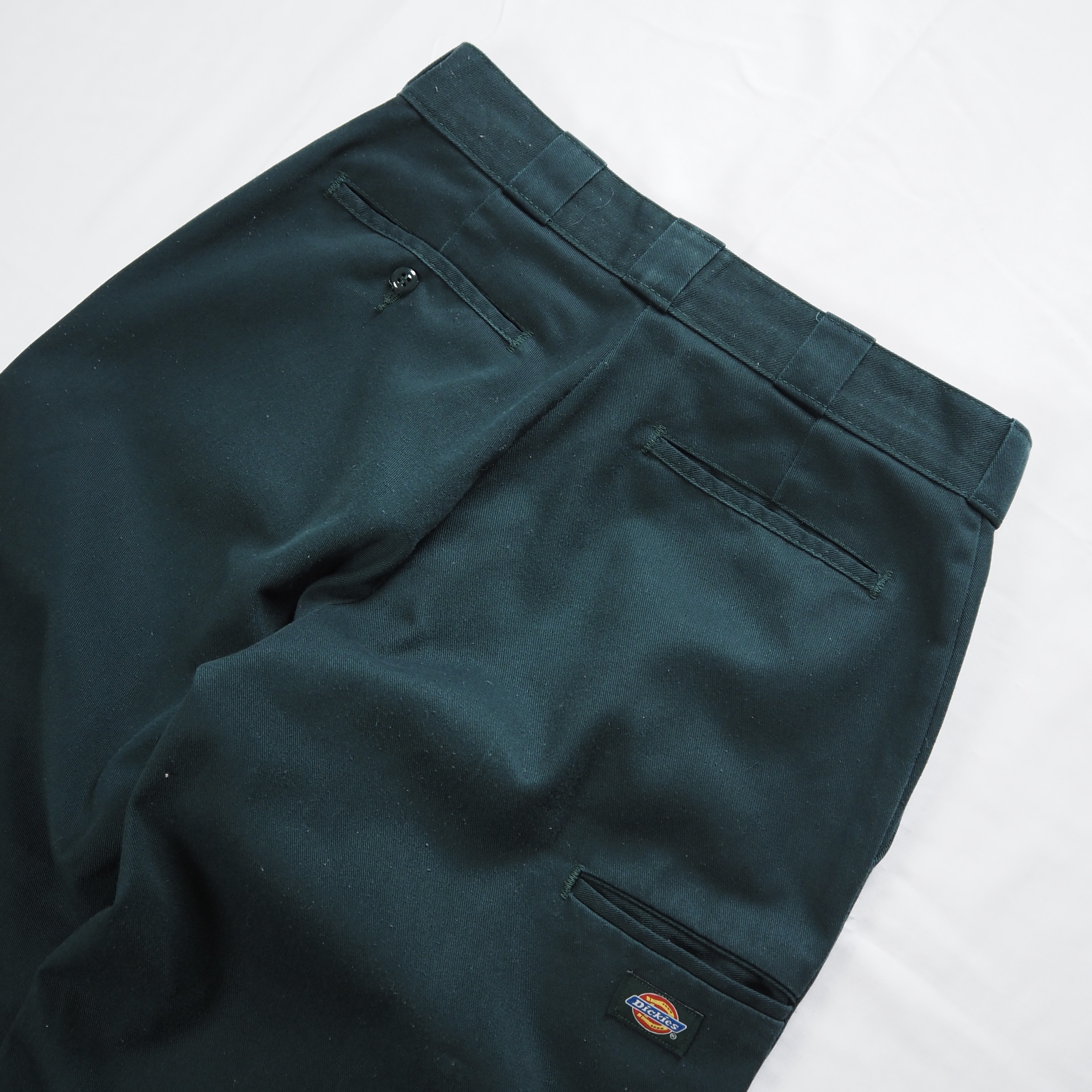 00’s Dickies ダブルニーパンツ グリーン 30×30 の画像 14