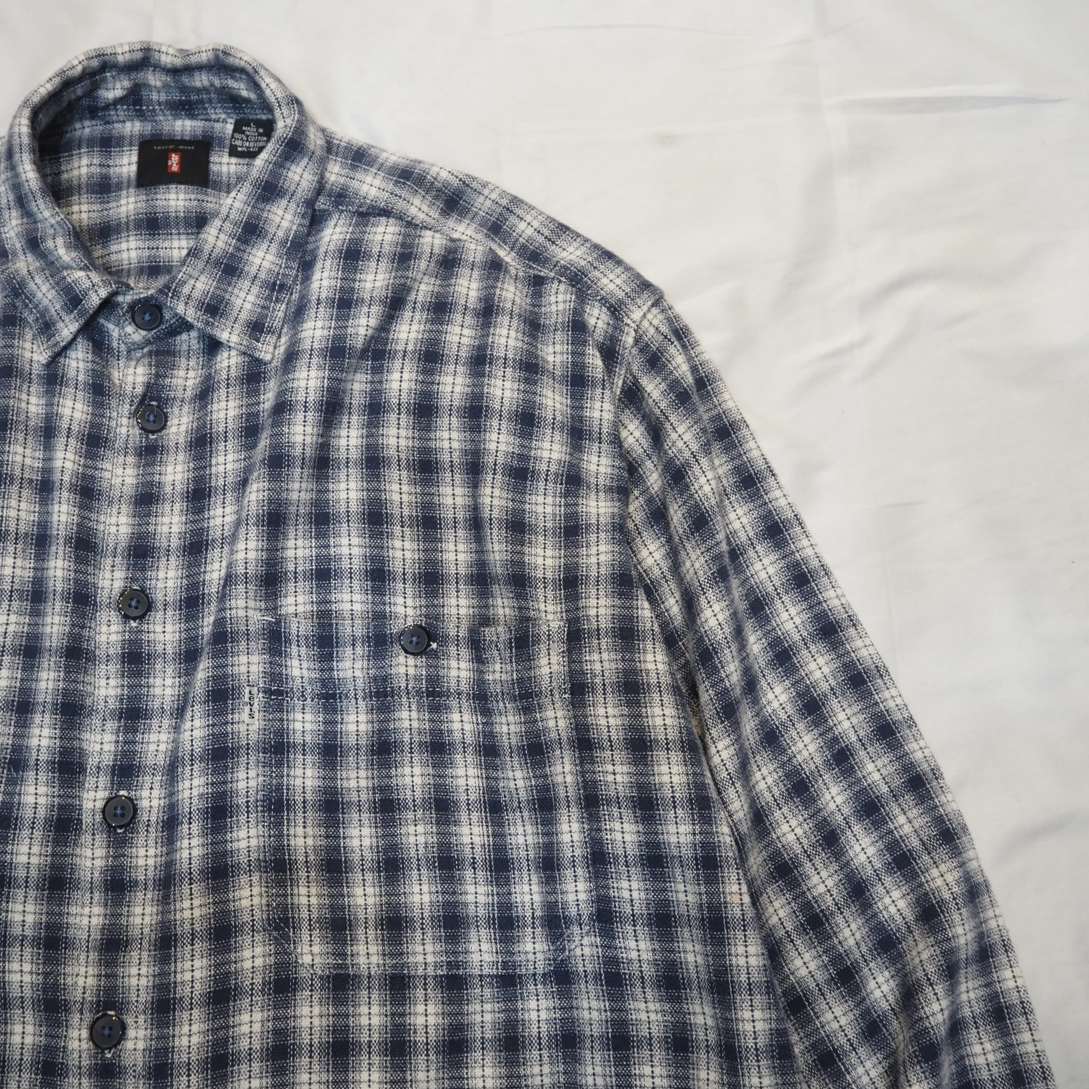 00’s Levi’s Cotton Flannel Shirt の画像 5