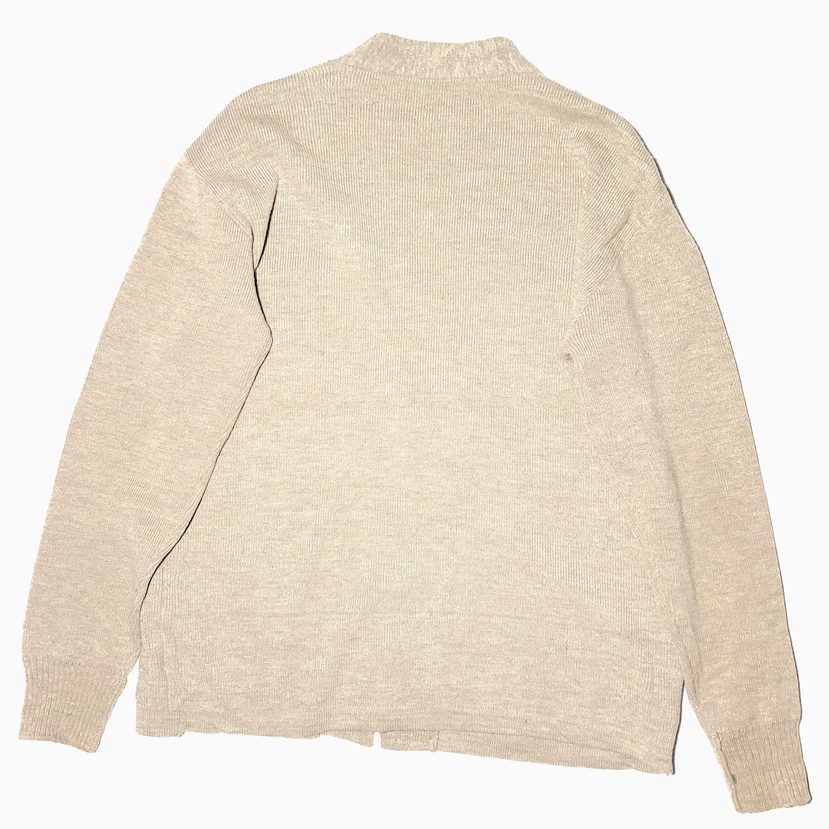 Vintage 60's Zip-up Knit Cardigan の画像 2