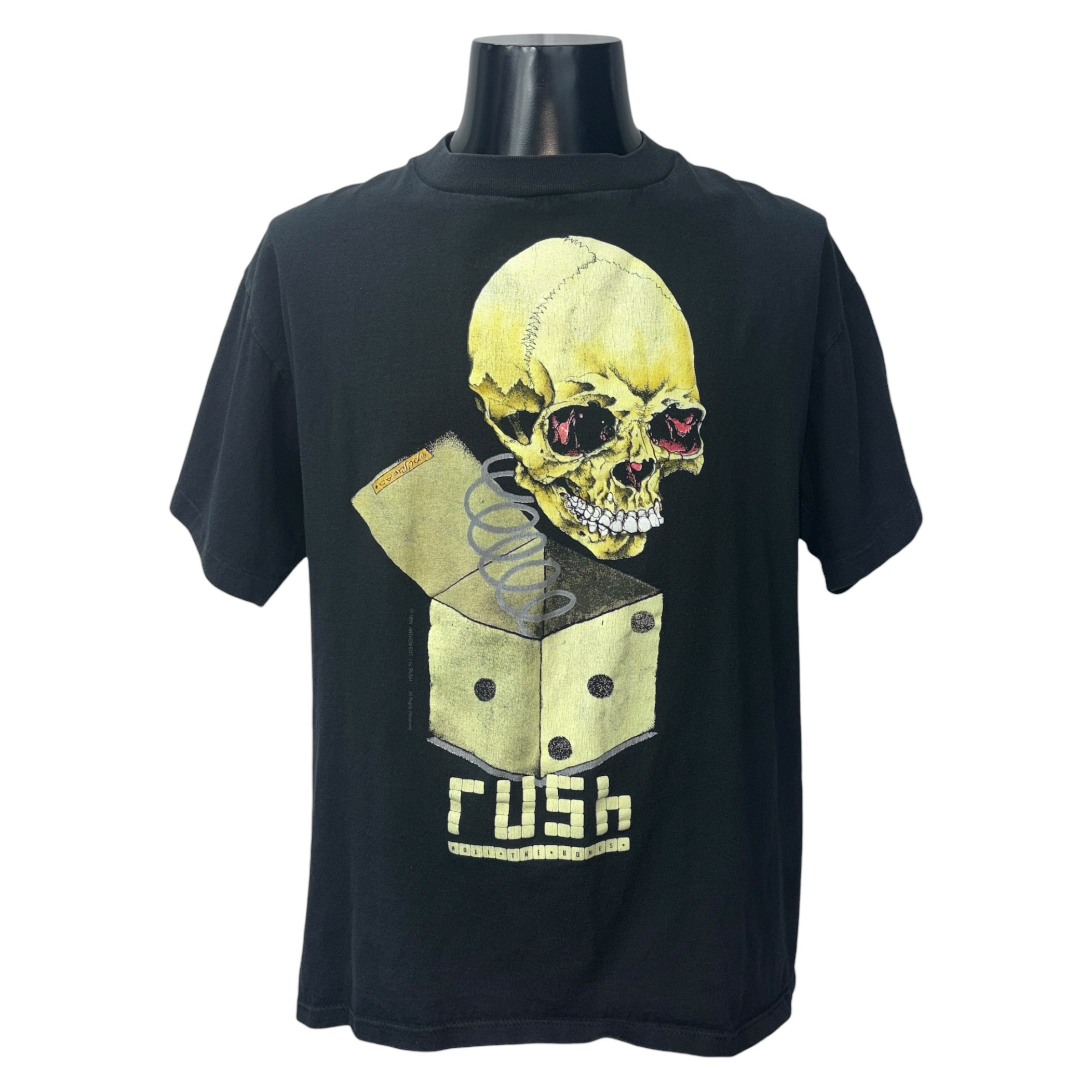 【RUSH】ラッシュ “Roll the Bones” 1991年オリジナル Vintage Tシャツ