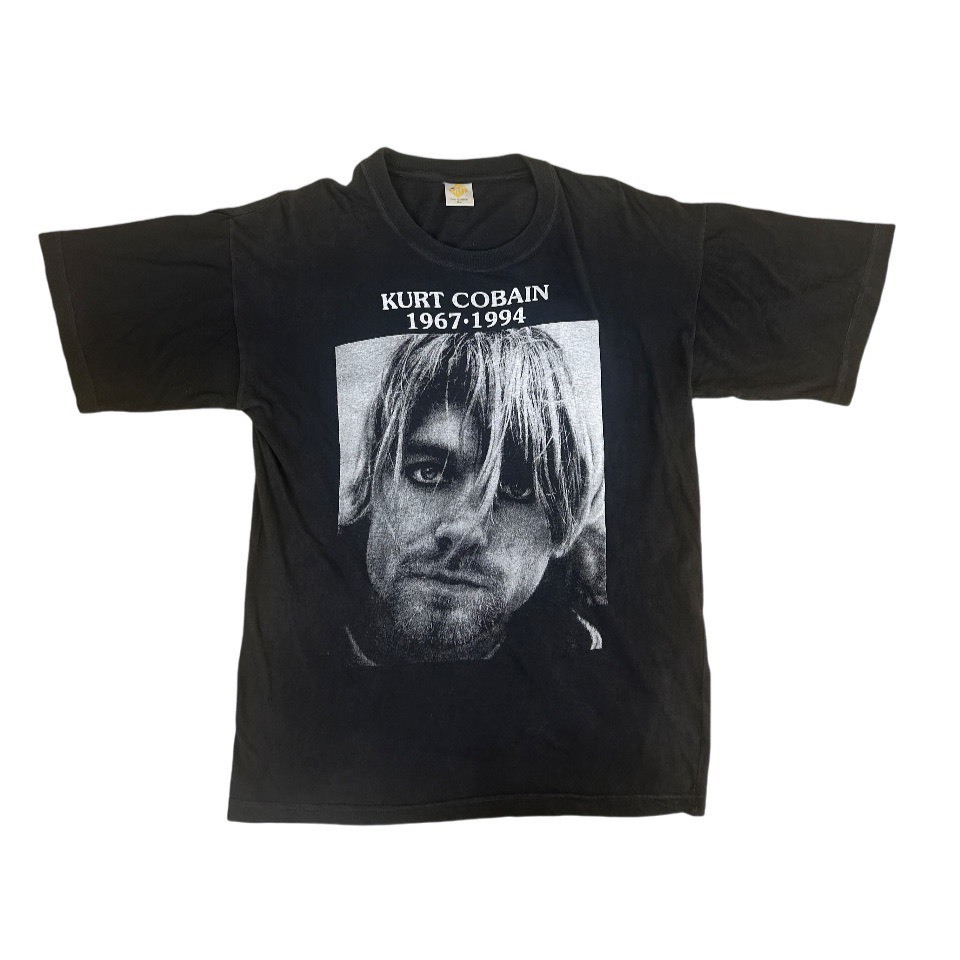 Kurt Cobain Memorial Photo T-Shirt 90s〜00s Bootleg GILDAN XL