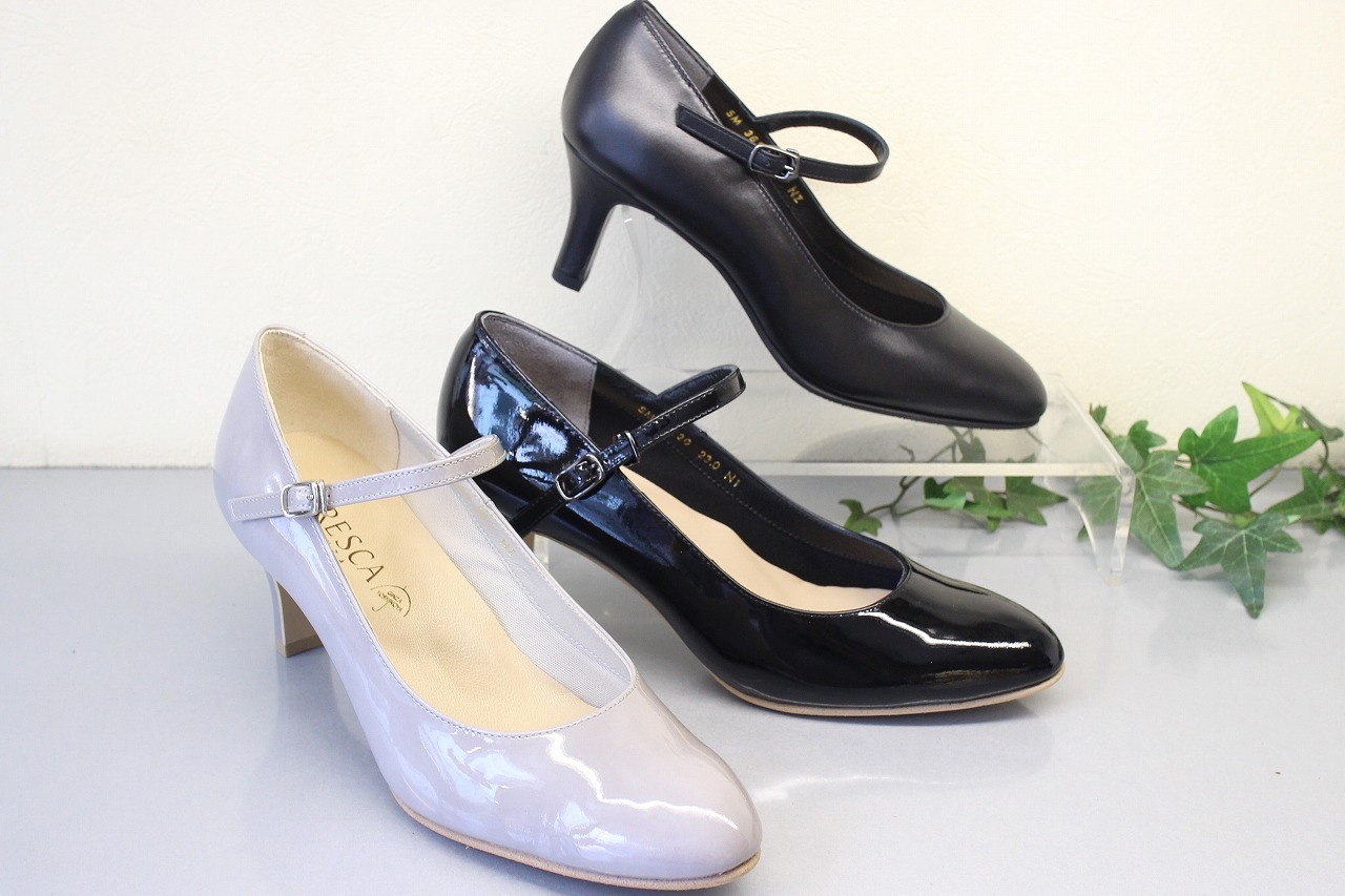 銀座ヨシノヤ フレスカ Yo Sm 36 Fg お幅が細いd木型のアンクルストラップパンプス 大和靴店 N Shop