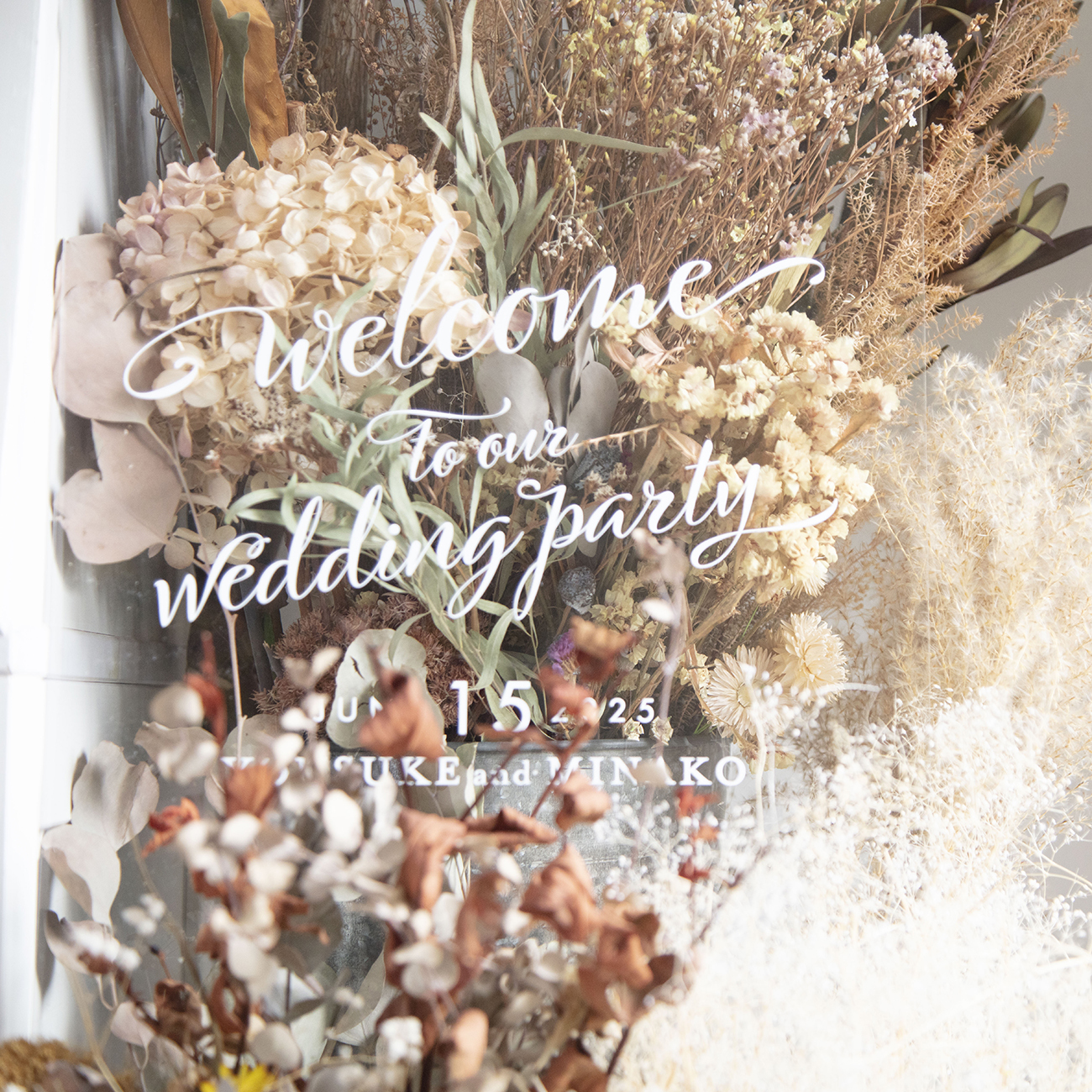 名入れ文字入れ出来る Welcome Board アクリルウェルカムボード A3サイズ Lafeuille Tokyo