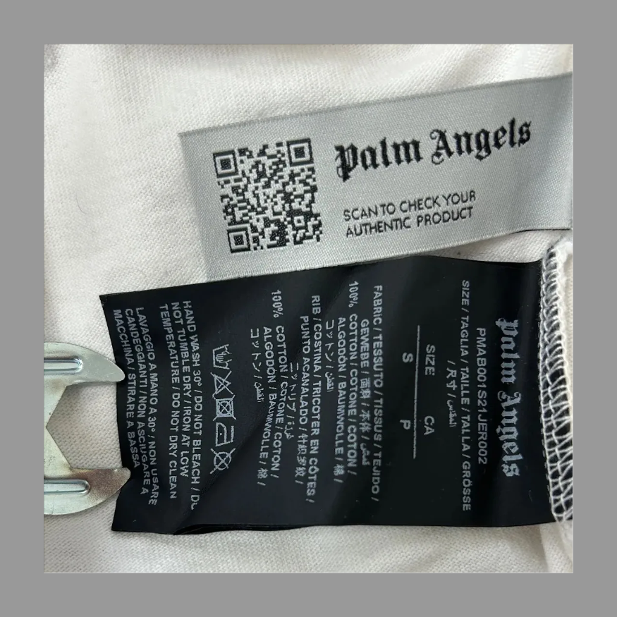 【値下げ中‬】 LA SPRAYED LOGOTEE L/S ロゴプリントスプレー クルーネック ロングスリーブ Tシャツ ホワイト S の画像 4