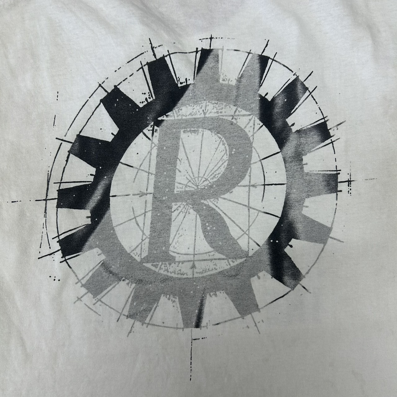 90s Rage Against The Machine RATM フォトプリント Tシャツ ホワイト バンドT Fits L の画像 4