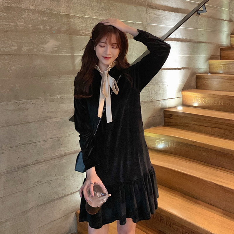 ワンピース 春服新作フランススタイルレトロ切り替え人気気質よいワンピース ファッションプチプラ通販のxacart 代 30代に話題のトレンド ファッション通販