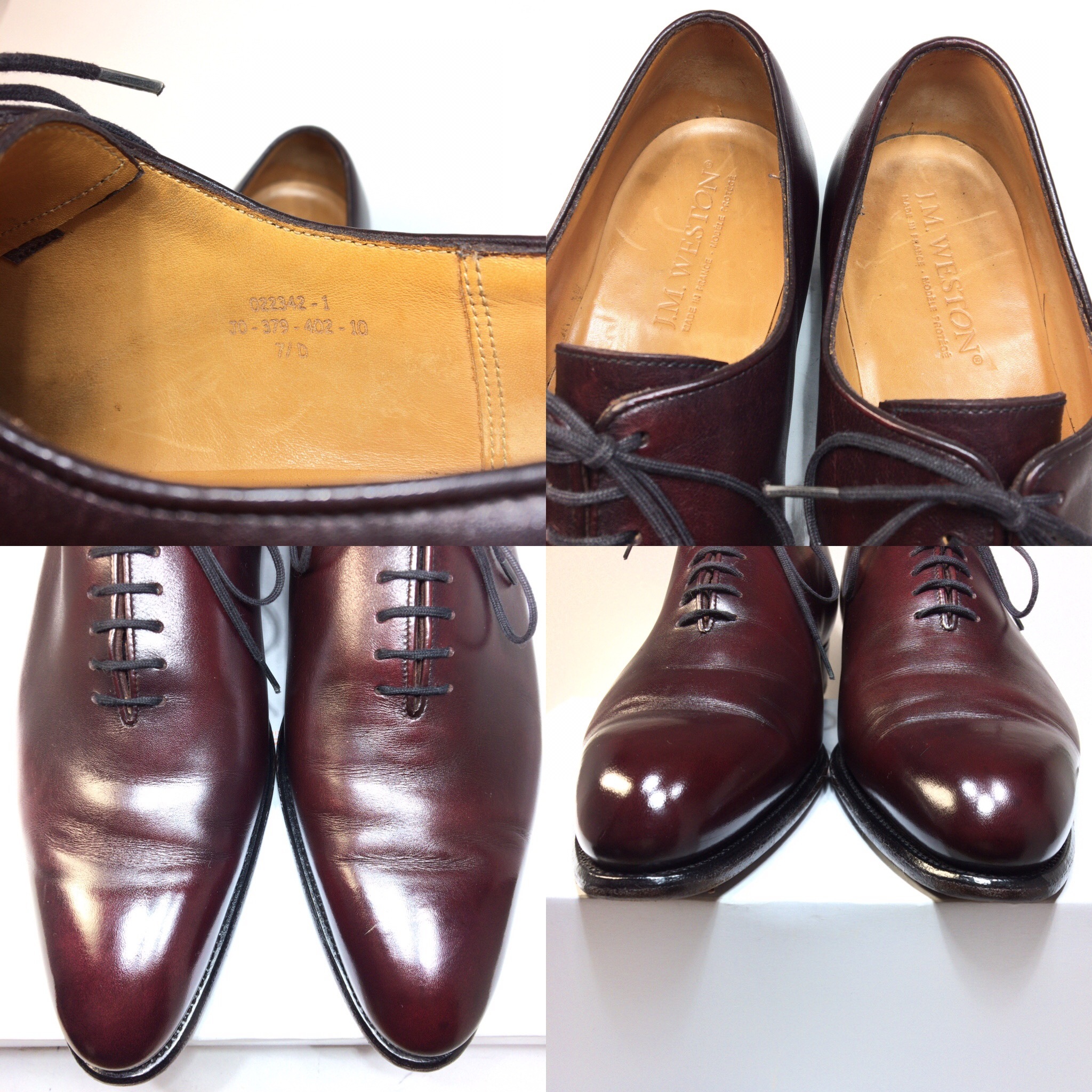 jmウェストン402 J.M.Weston ホールカット 25.5センチ | 中古靴・革靴・ブーツ通販専門店 DafsMart ダフスマート