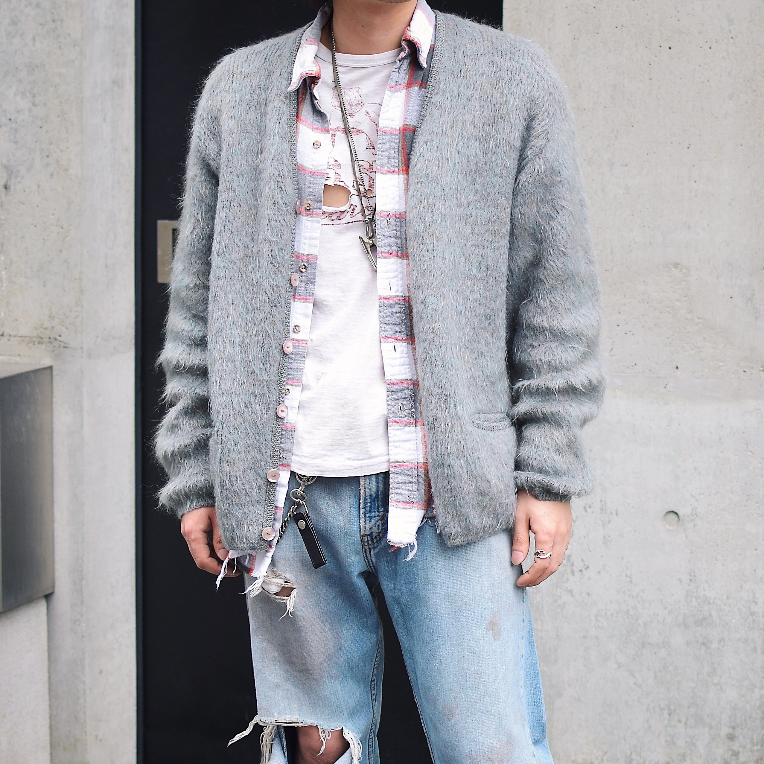 Vintage 60's【Jantzen】Mohair Cardigan の画像 3