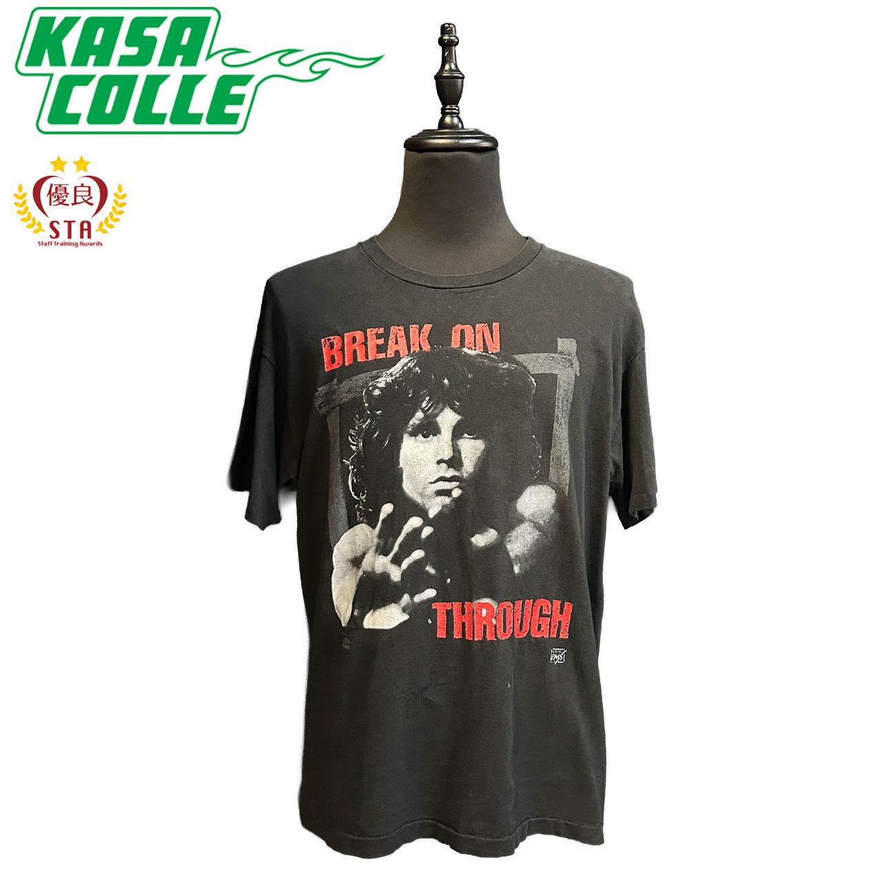 【THE DOORS JIM MORRISON】ドアーズ ジムモリソン “Break On Through” 90’s Vintage Tシャツ XL