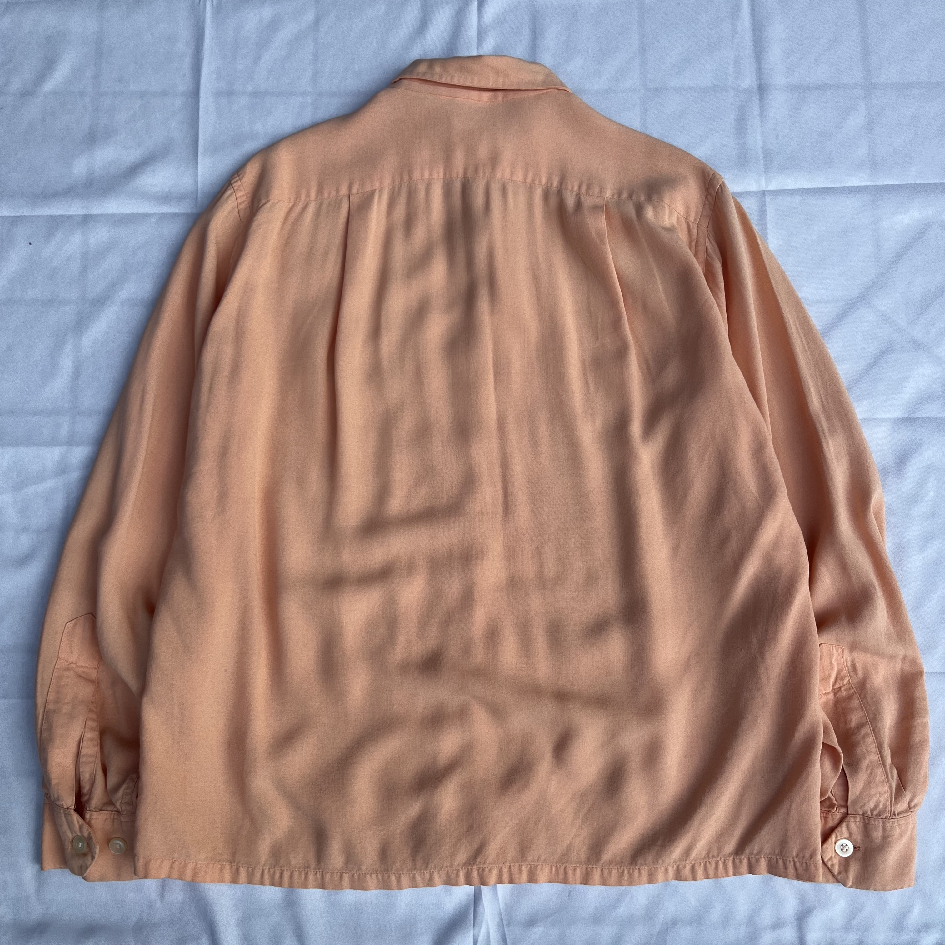 50’s Rayon Shirt “Pink” の画像 11