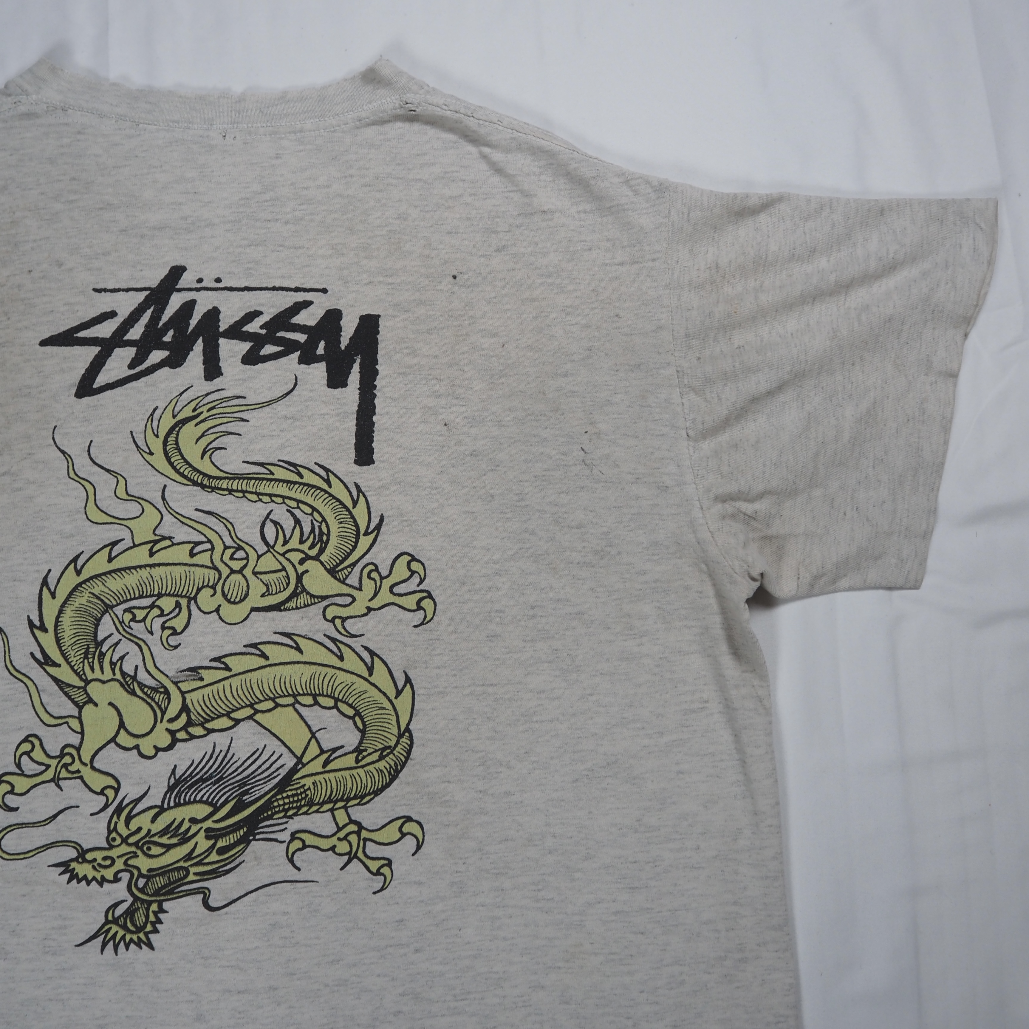 80’s OLD STUSSY ドラゴン グレー の画像 4