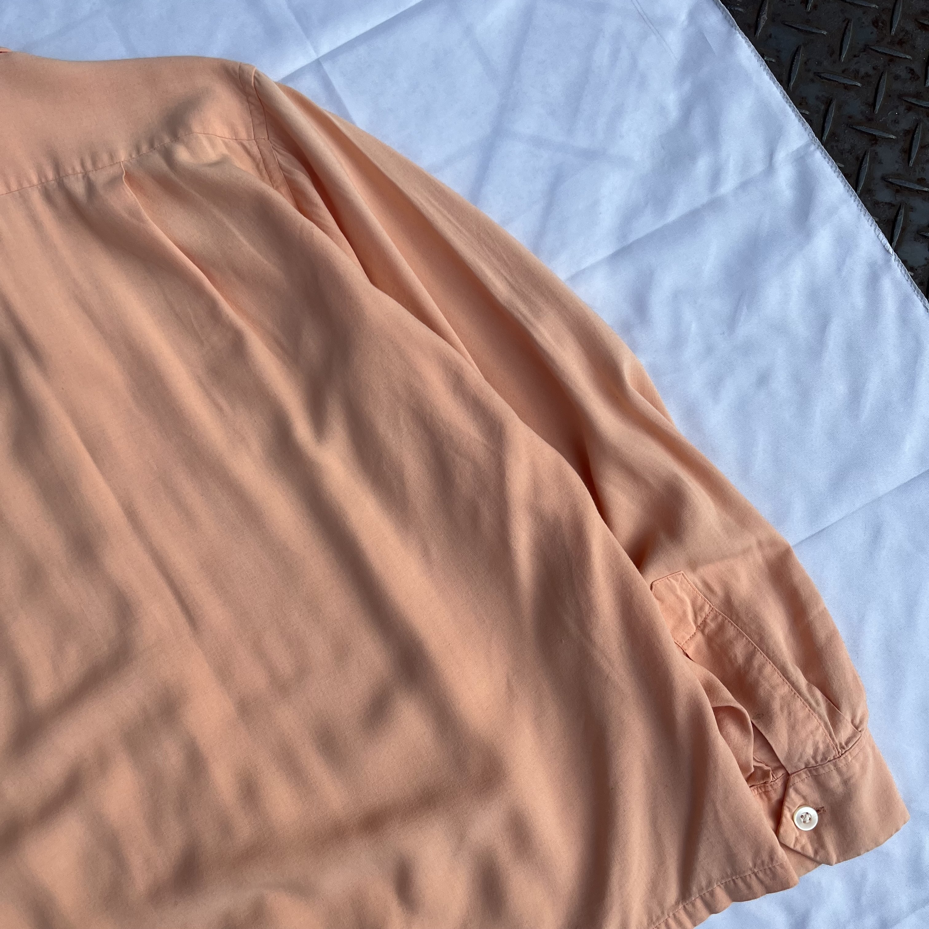 50’s Rayon Shirt “Pink” の画像 12