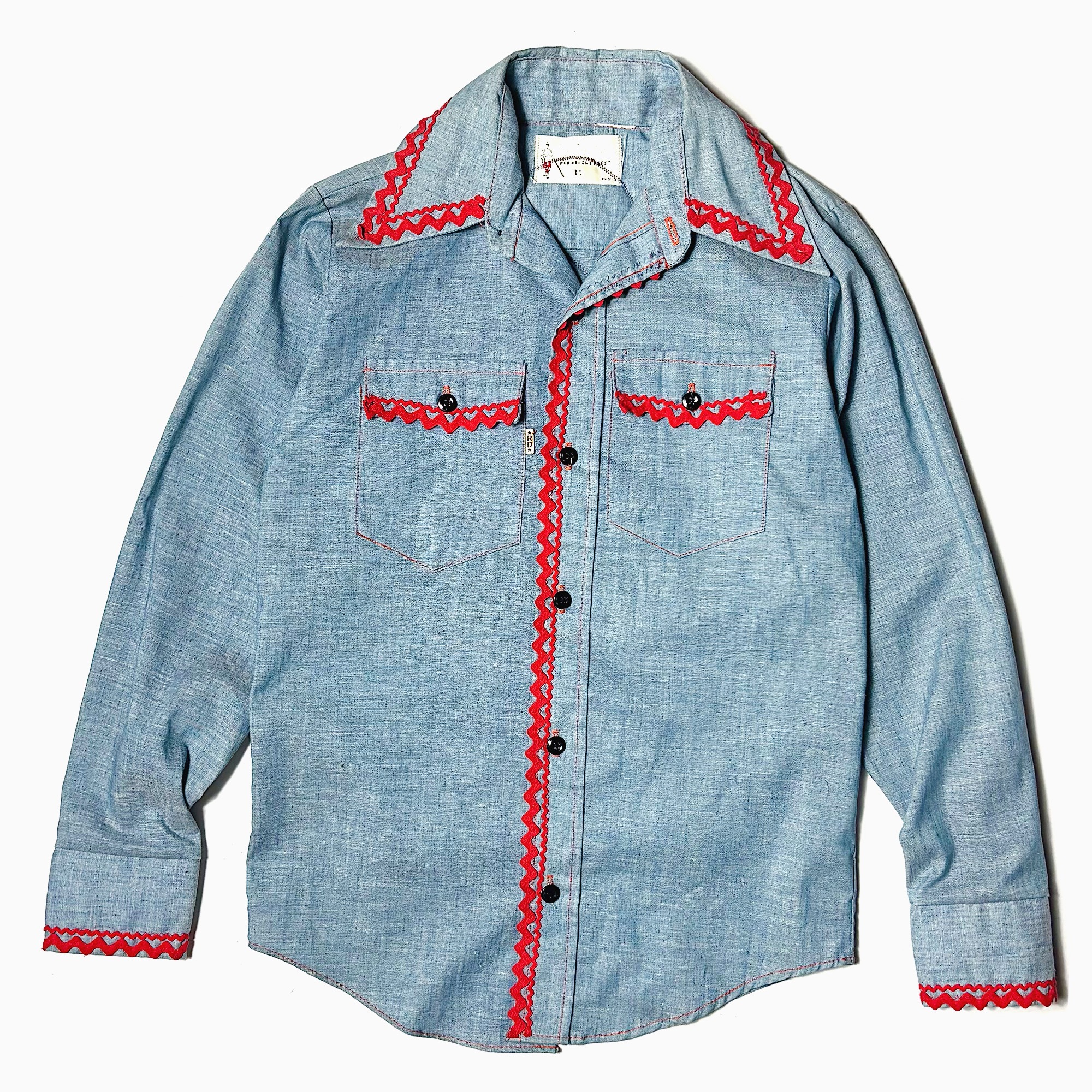 Vintage 70's "Mickey Mouse" Chambray Shirt の画像 2