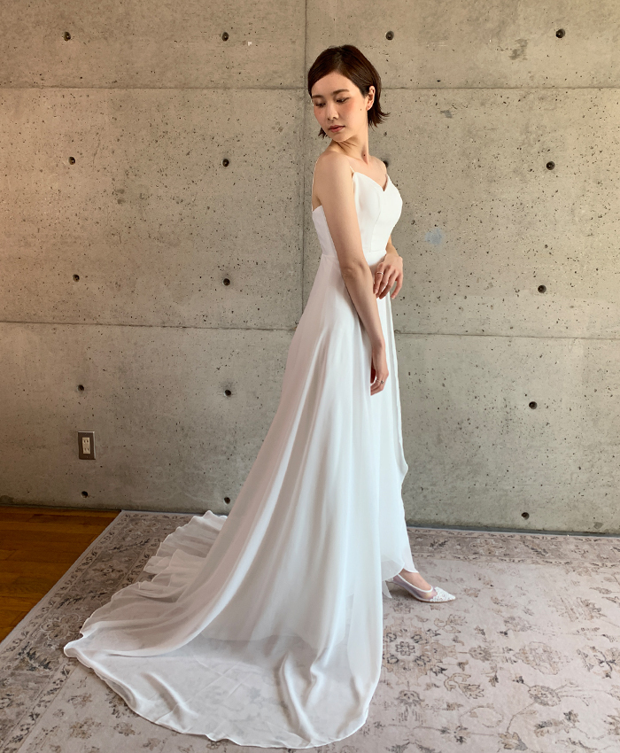 The Urban Blanche Original キャミドレス スリット シフォン 商品番号 前撮り ウエディングドレス 結婚式 挙式 2次会 家族式 花嫁 ドレス 持込ドレス フォトウェディング 名古屋 福岡 The Urban Blanche 覚王山 The Urban Blanche Original キャミドレス スリット シフォン 商品番号 前撮り ウエディングドレス 結婚式 挙式 2次会 家族式 花嫁 ドレス 持込ドレス フォトウェディング 名古屋 福岡 The Urban Blanche 覚王山