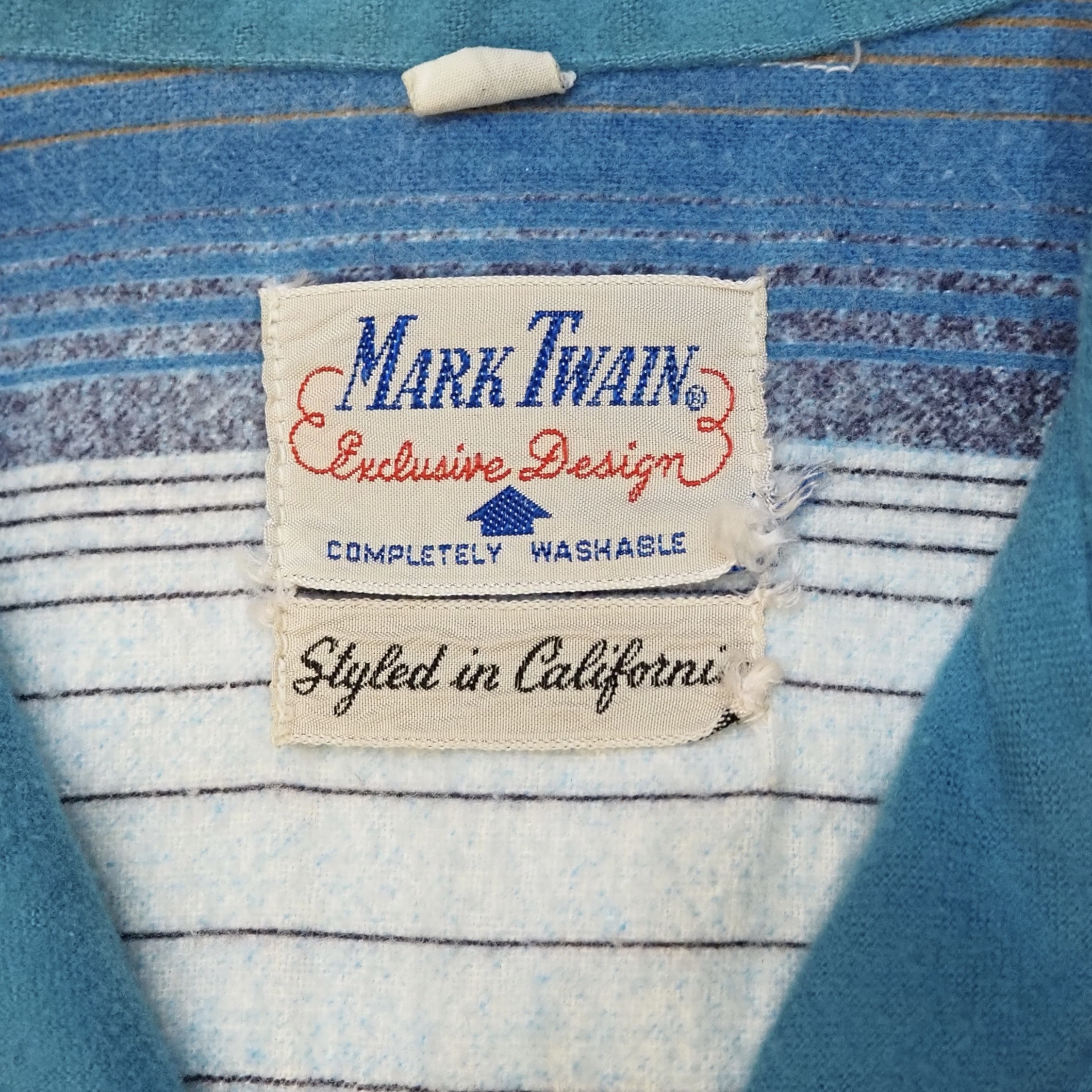50’s Mark Twain プリントネル の画像 10