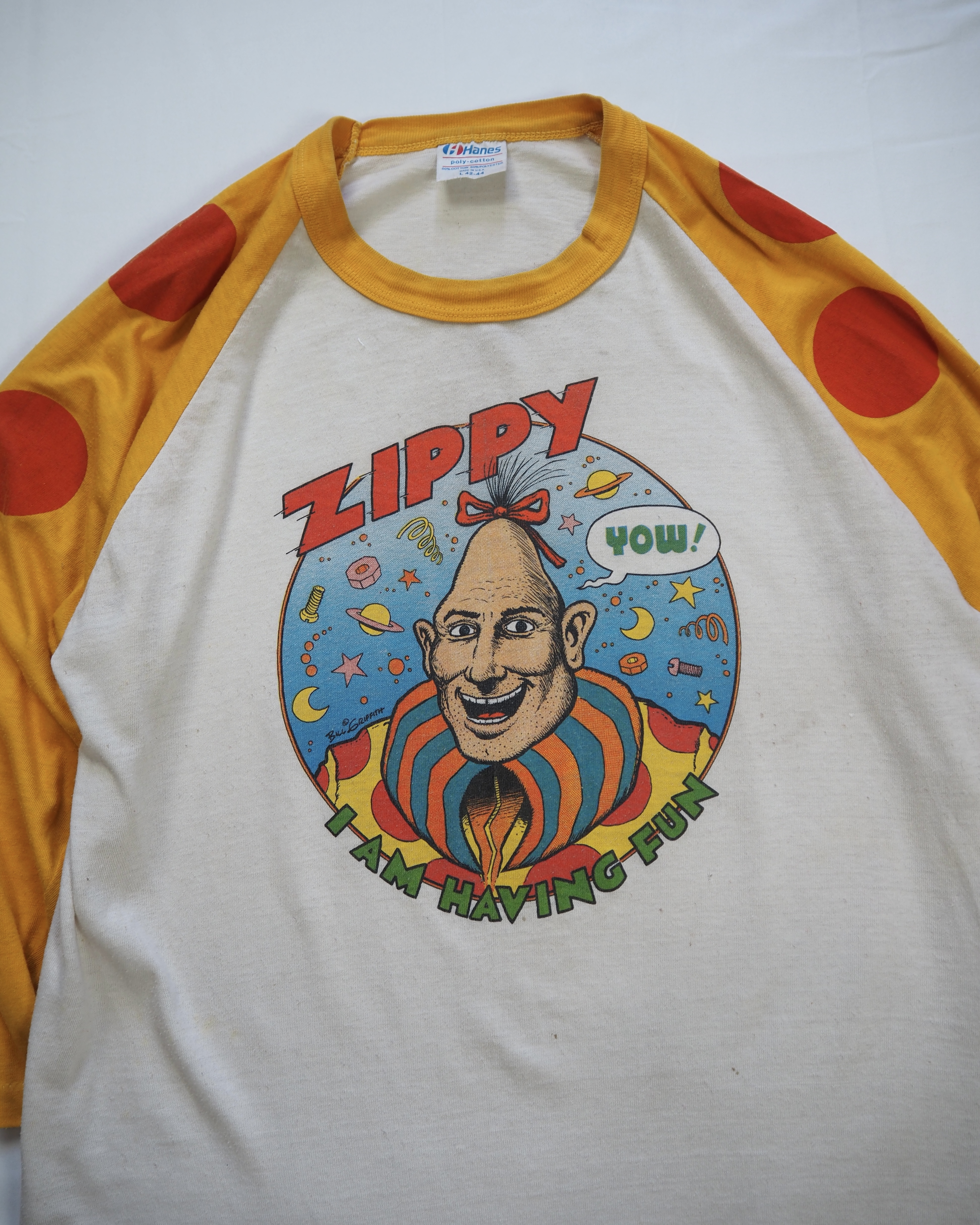 【5/6(水) 20:00入荷】80’s Zippy ラグランTシャツ の画像 2