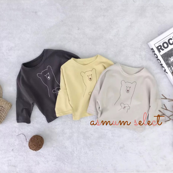 韓国子供服 くまさんtシャツ ママ こども セレクトshop 韓国子供服 くまさんtシャツ ママ こども セレクトshop