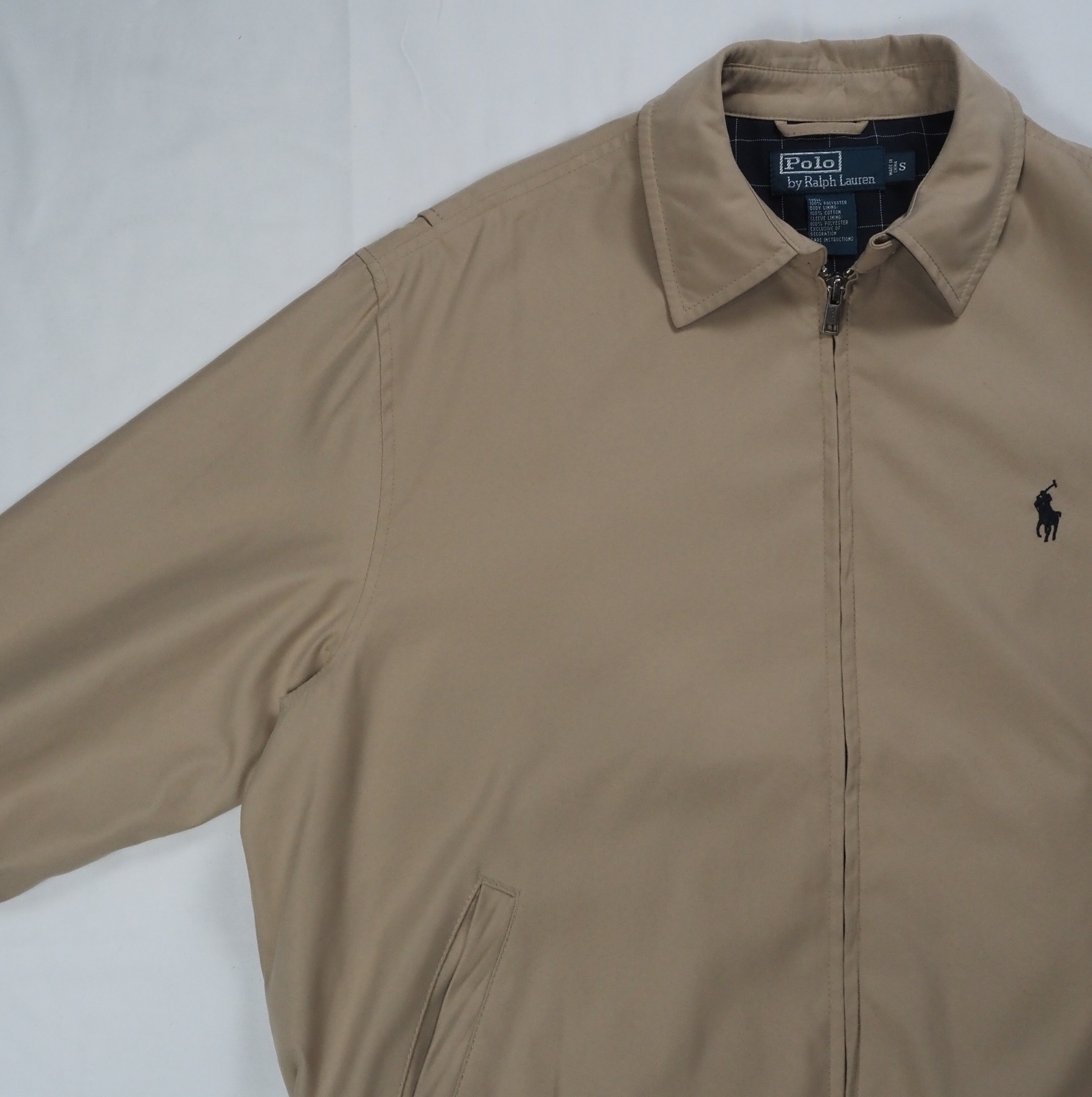 90's Ralph Lauren スイングトップ ベージュ Sサイズ の画像 4