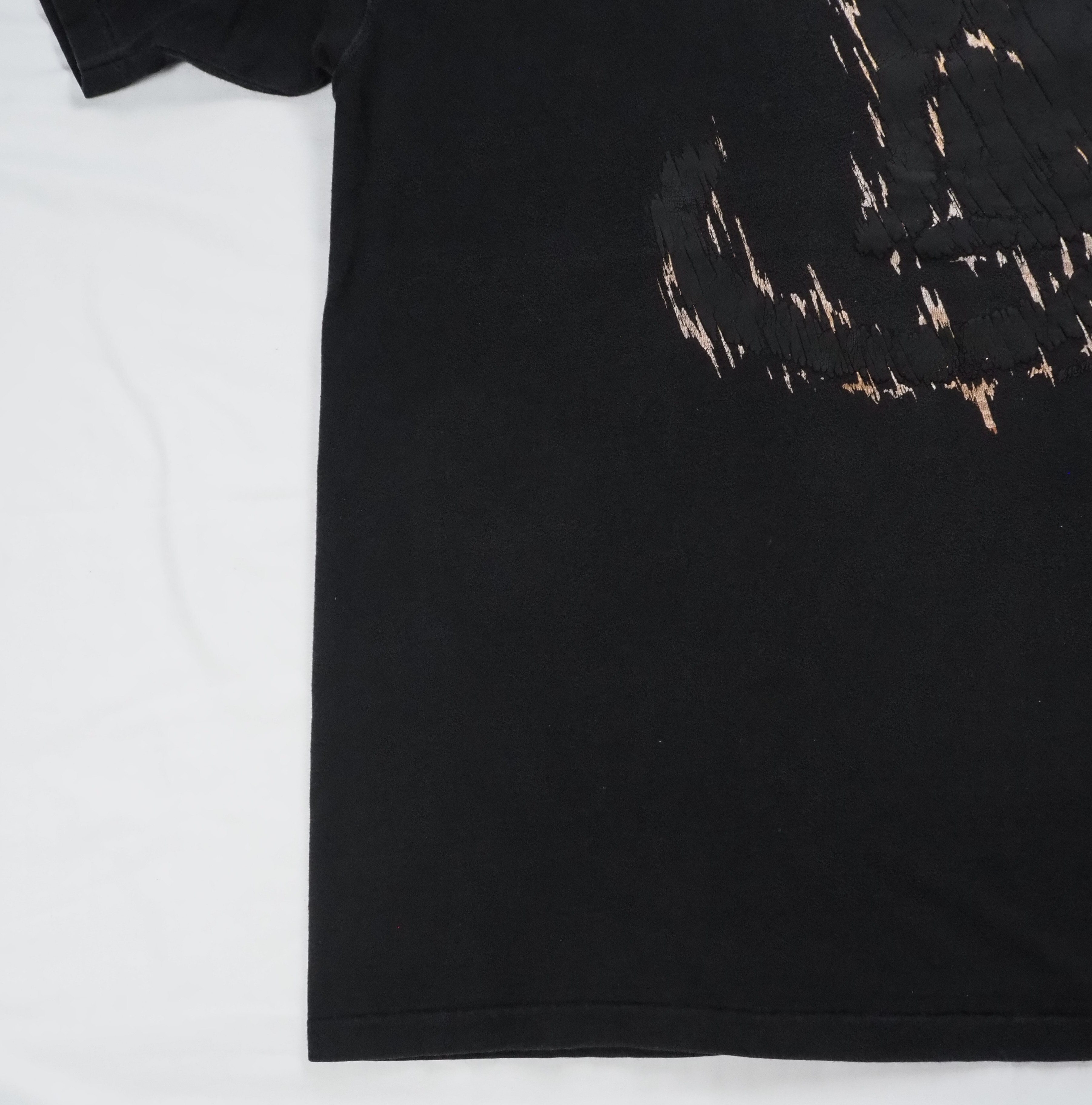 90's Hanes 猫Tシャツ XL ブラック の画像 9