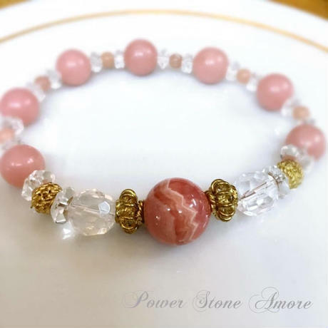 インカローズ 恋愛成就 おしゃれパワーストーン ブレスレット