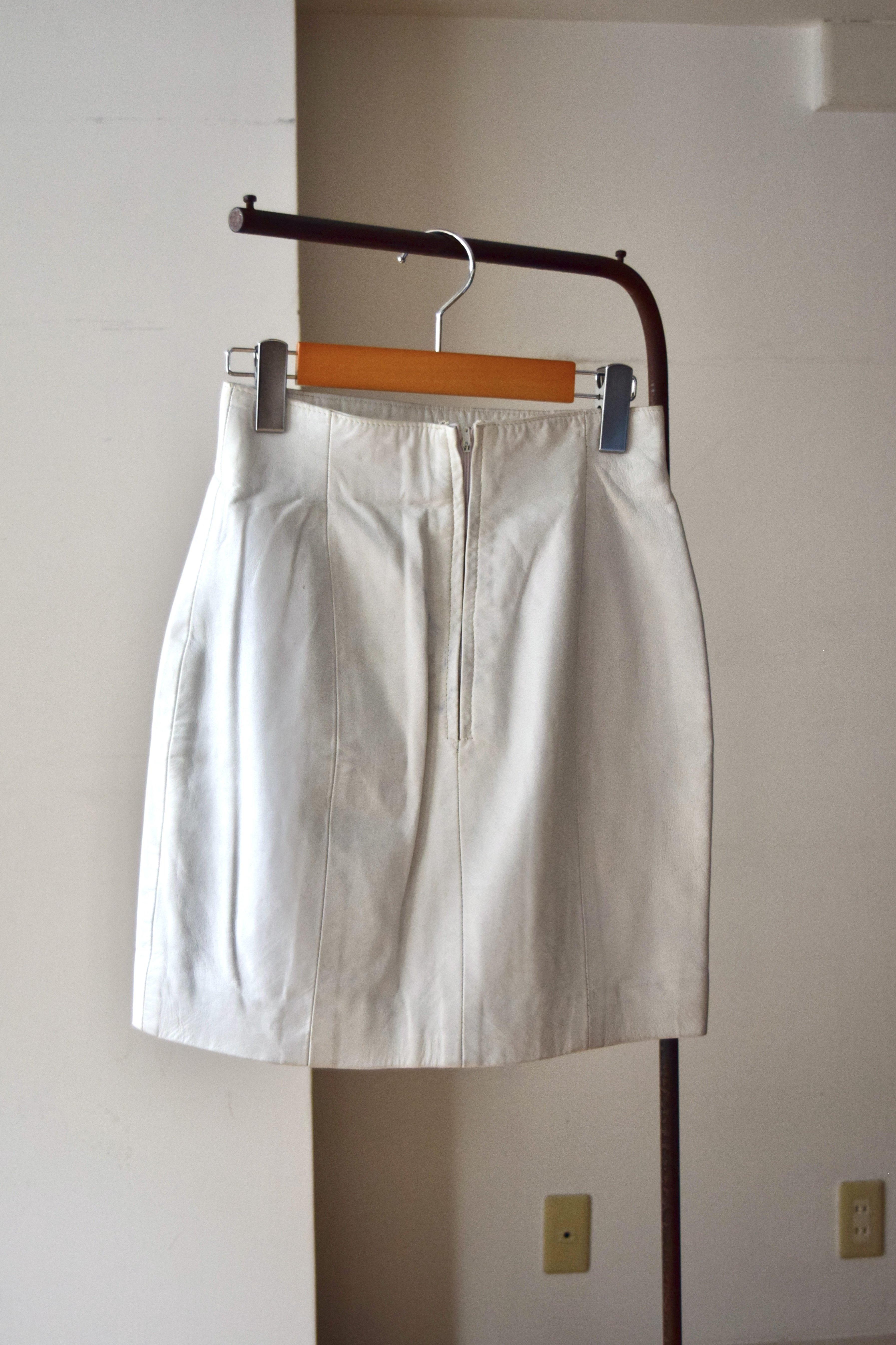 Leather tight mini skirt の画像 3