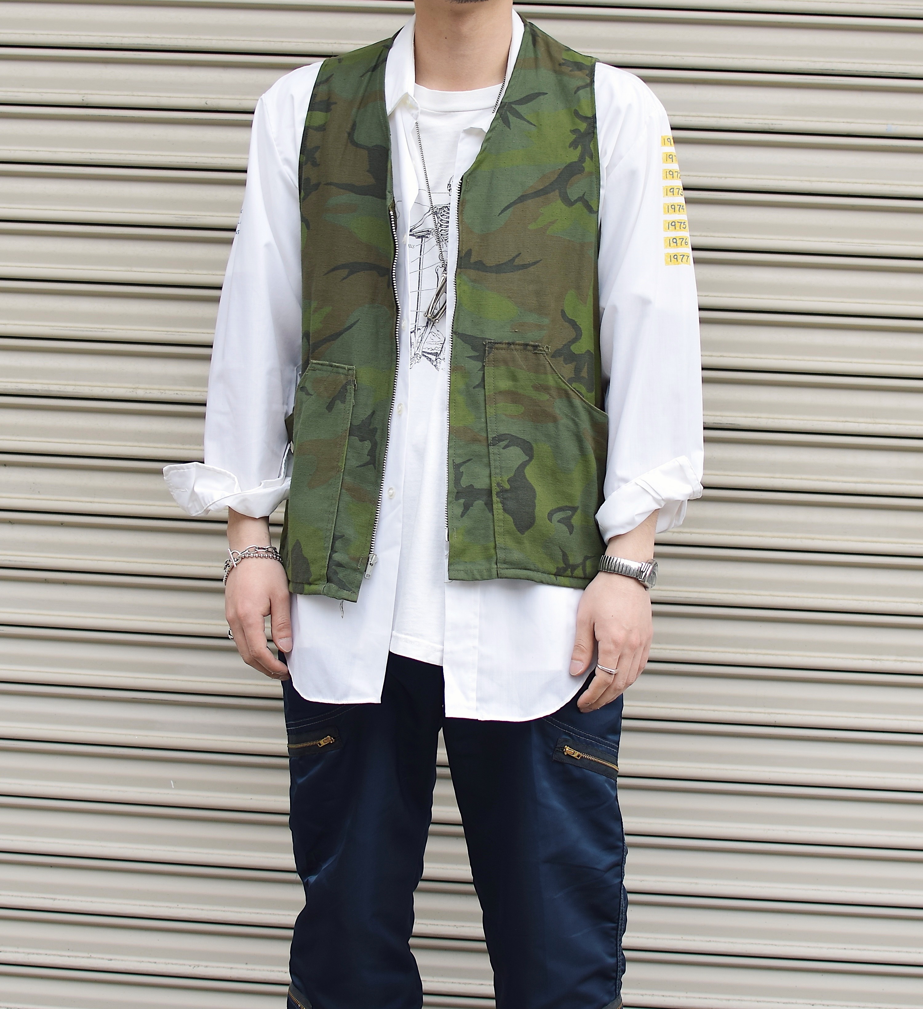Vintage 70's【Envoy】"BUD'S DUDS" Painted Shirt の画像 5