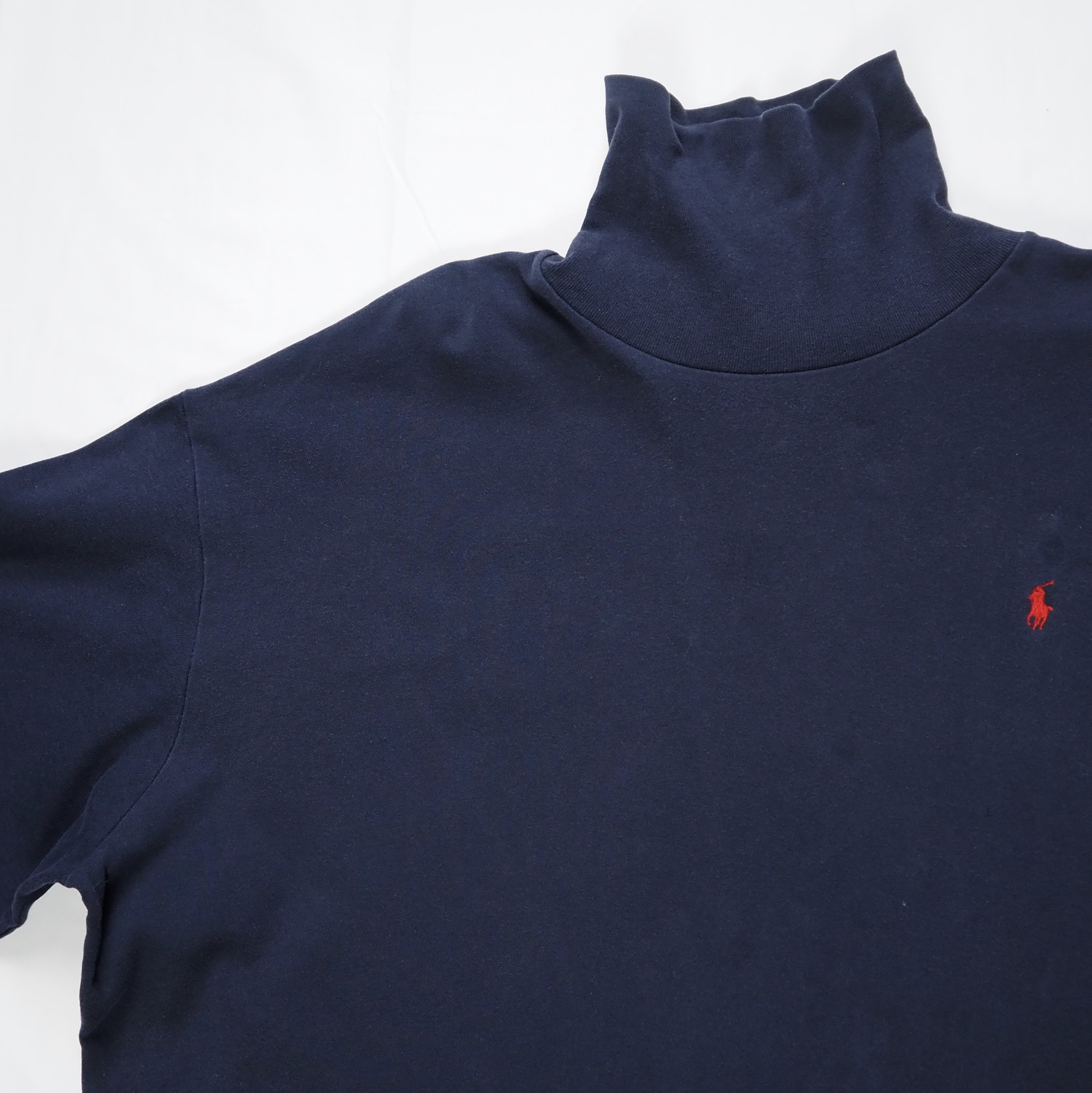 90’s Ralph Lauren タートルネック XXL ネイビー の画像 7