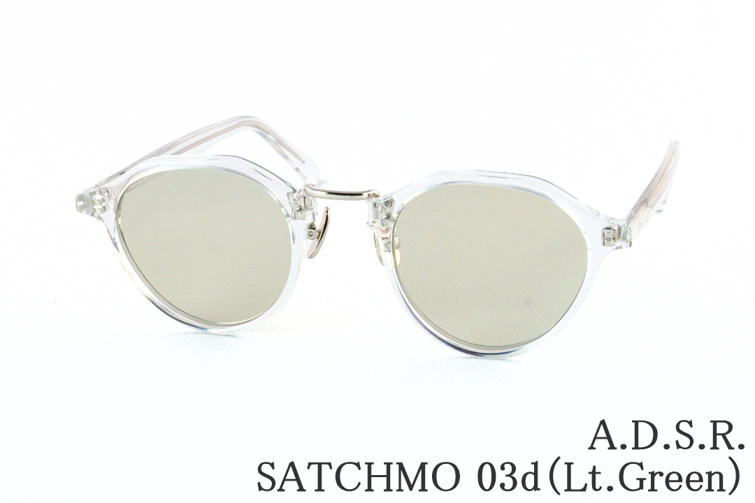 松村北斗さん着用】A.D.S.R. クリア サングラス SATCHMO 03a 47サイズ