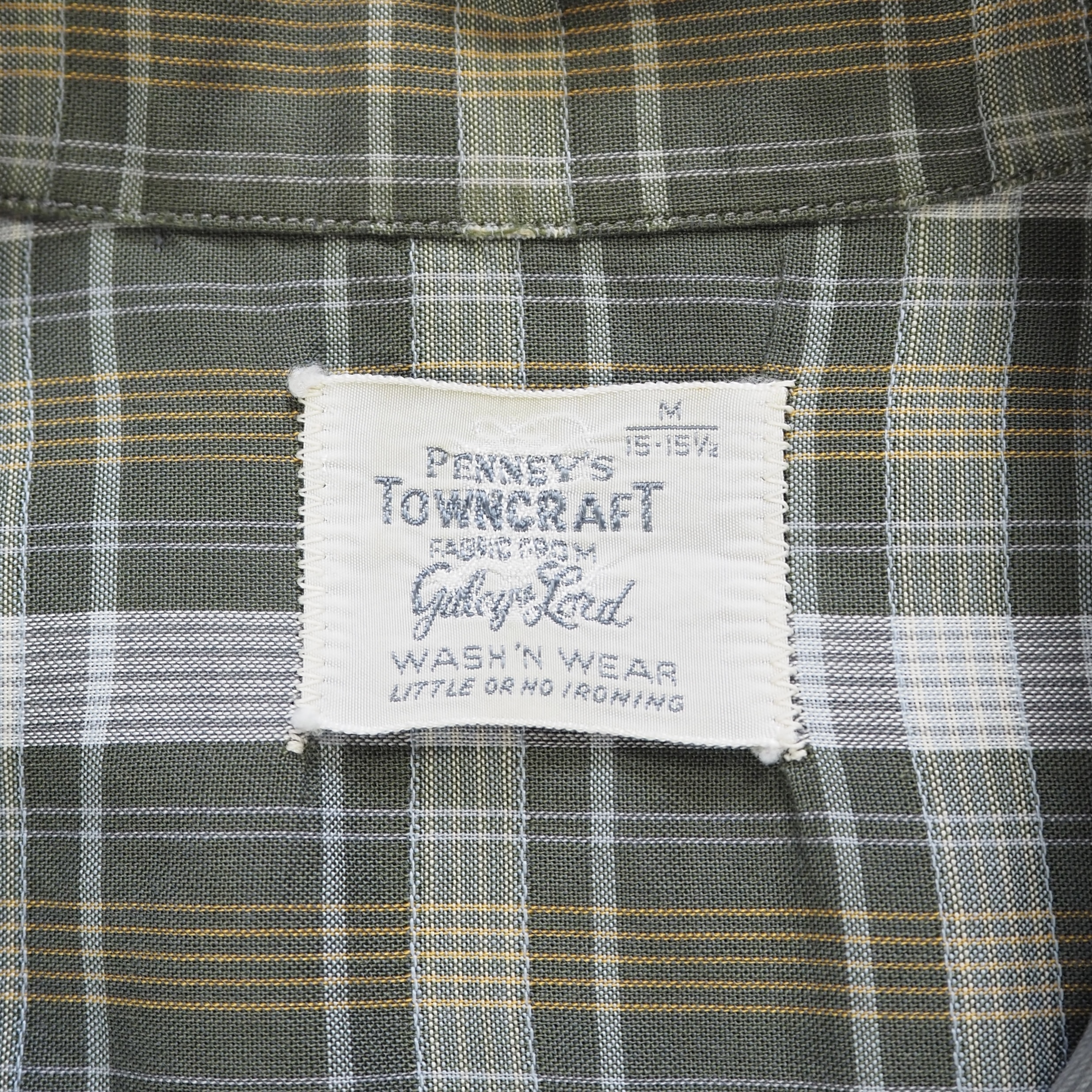 60’s Towncraft 半袖コットンシャツ Mサイズ の画像 6