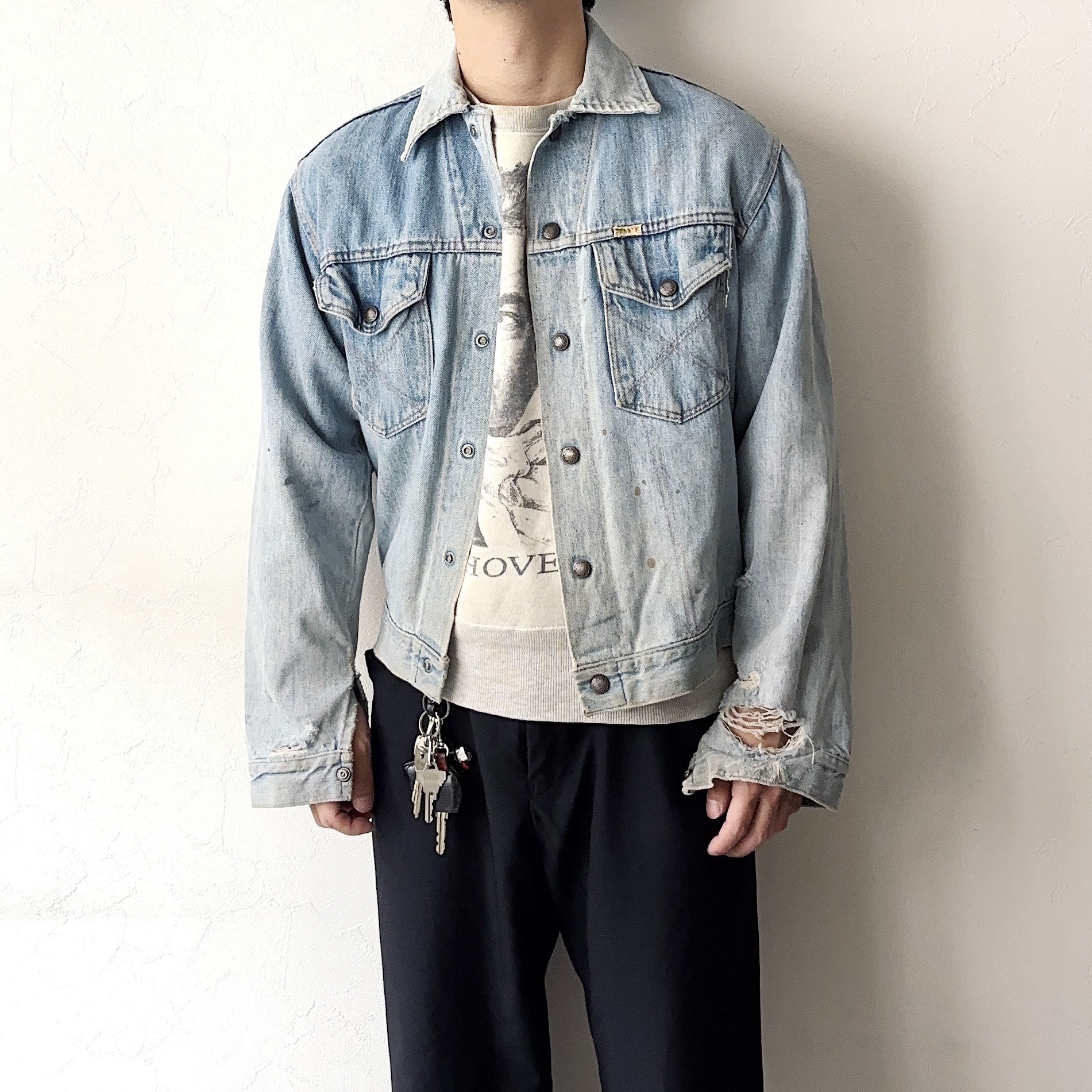 Vintage 60〜70's【BIG YANK】Grunge Denim Jacket の画像 3