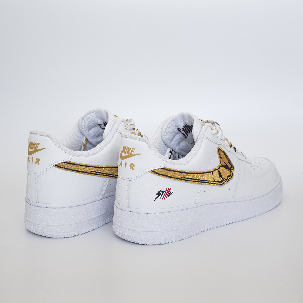 gold af1 buckle