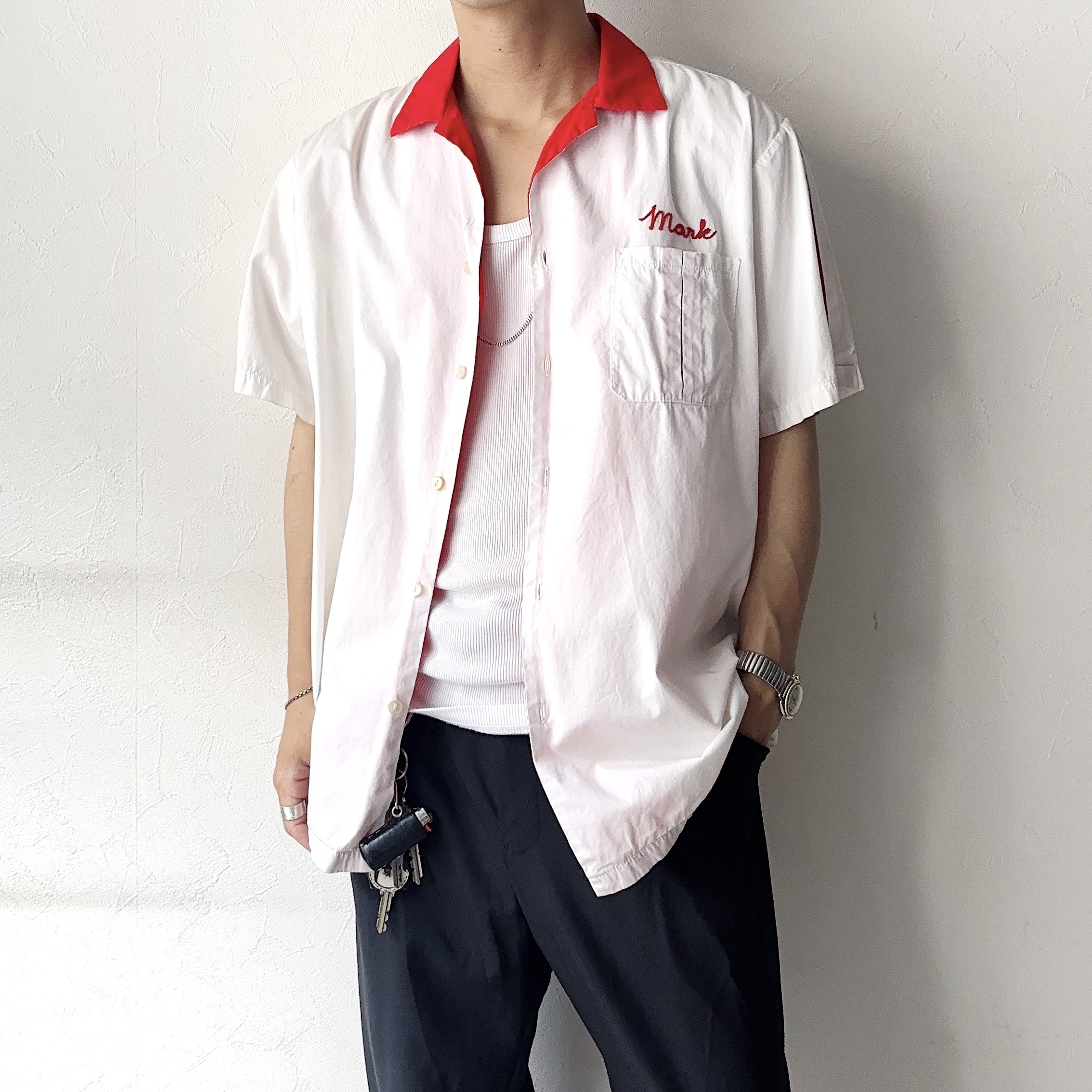 Vintage 60～70's【Pentagon】"Toppers" Bowling Shirt の画像 3