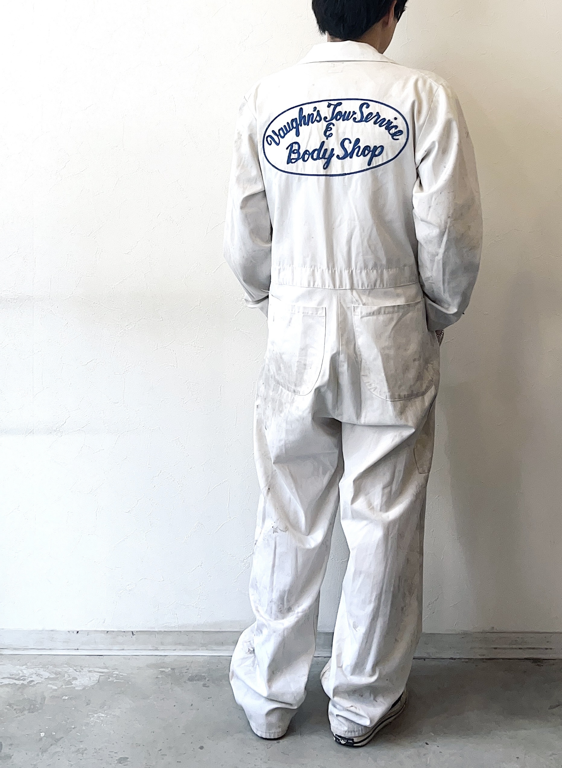 Vintage 60's【EDWARD HYMAN COMPANY】"Vaughn's Tow Service & Body Shop" Grunge Jump Suit の画像 9